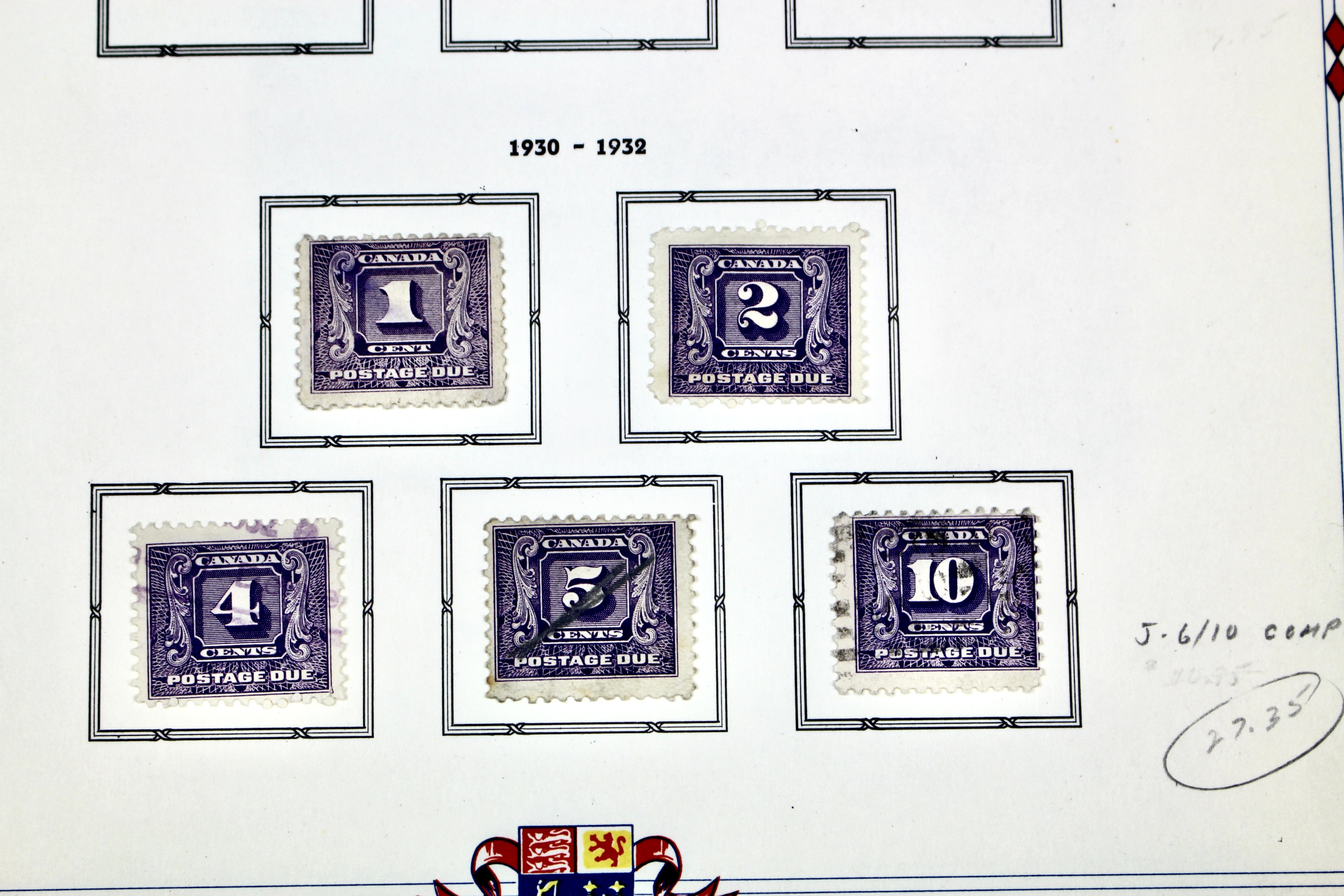 Mint and Used Canada Postage Stamp Collection