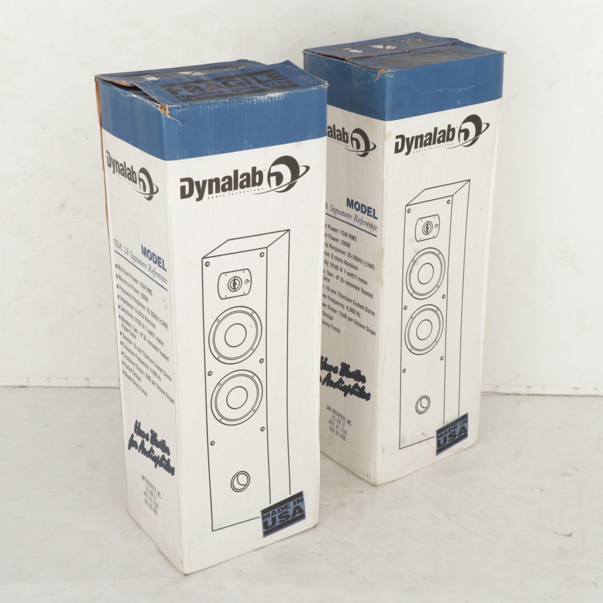 Dynalab SDA 2.8 Signature Reference Floor Standing Speakers