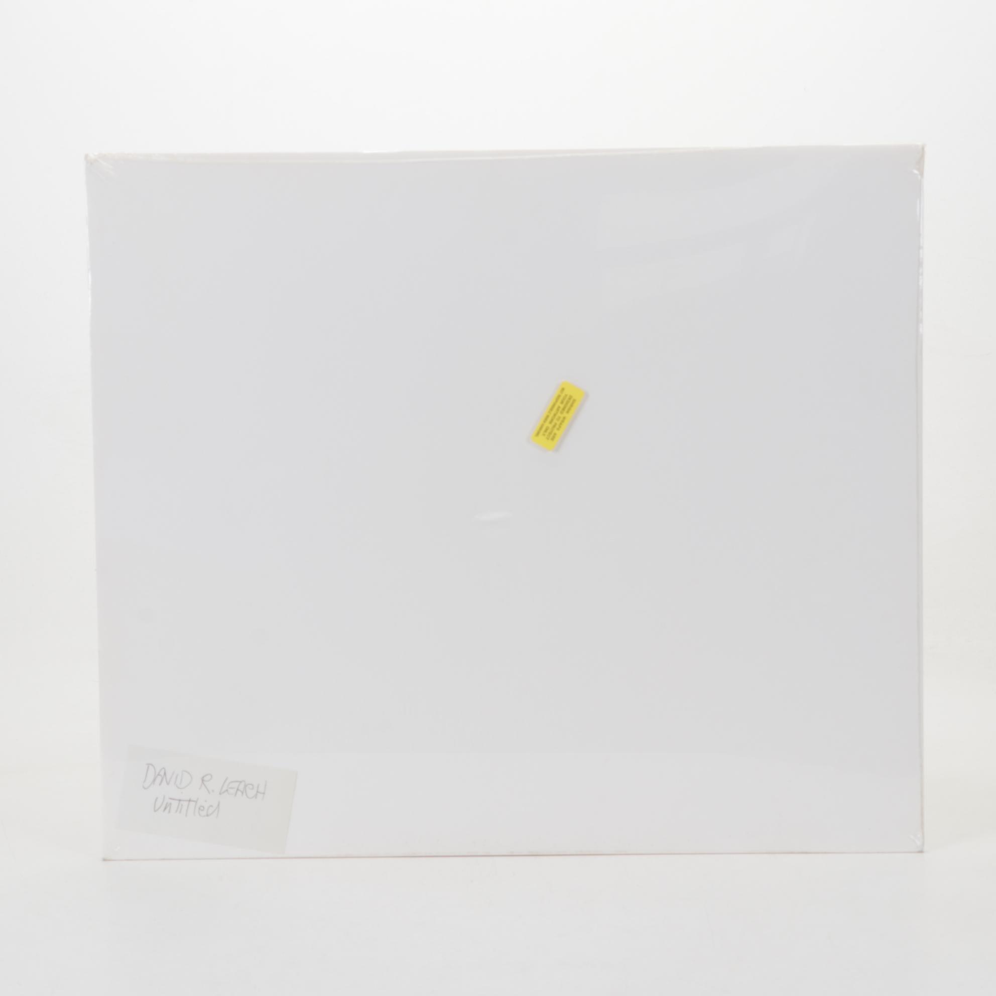 David R. Leach Charcoal and Colored Pencil Drawing "Untitled," Late 20th Century