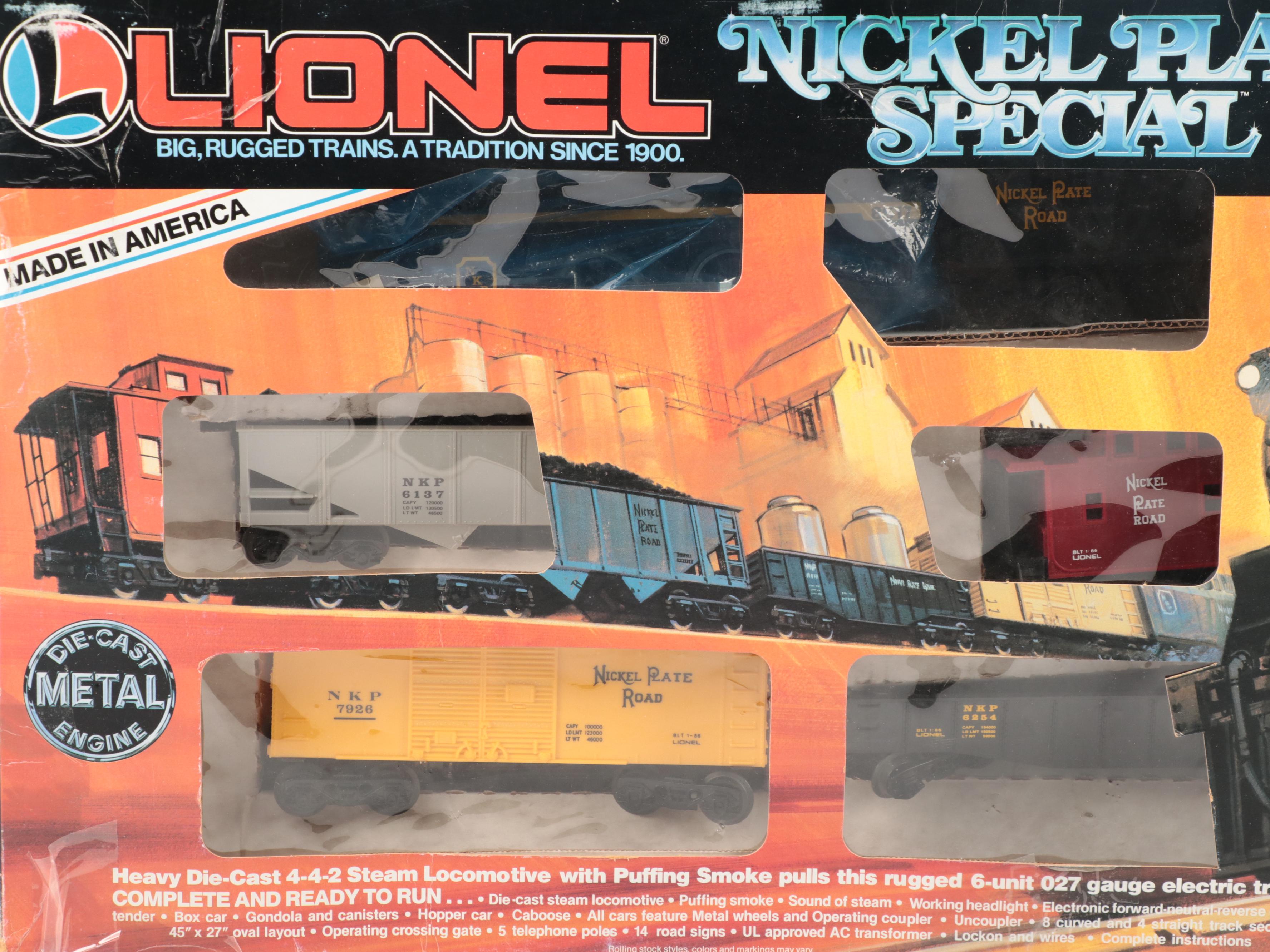 Lionel Nickel Plate Special Model Train Set