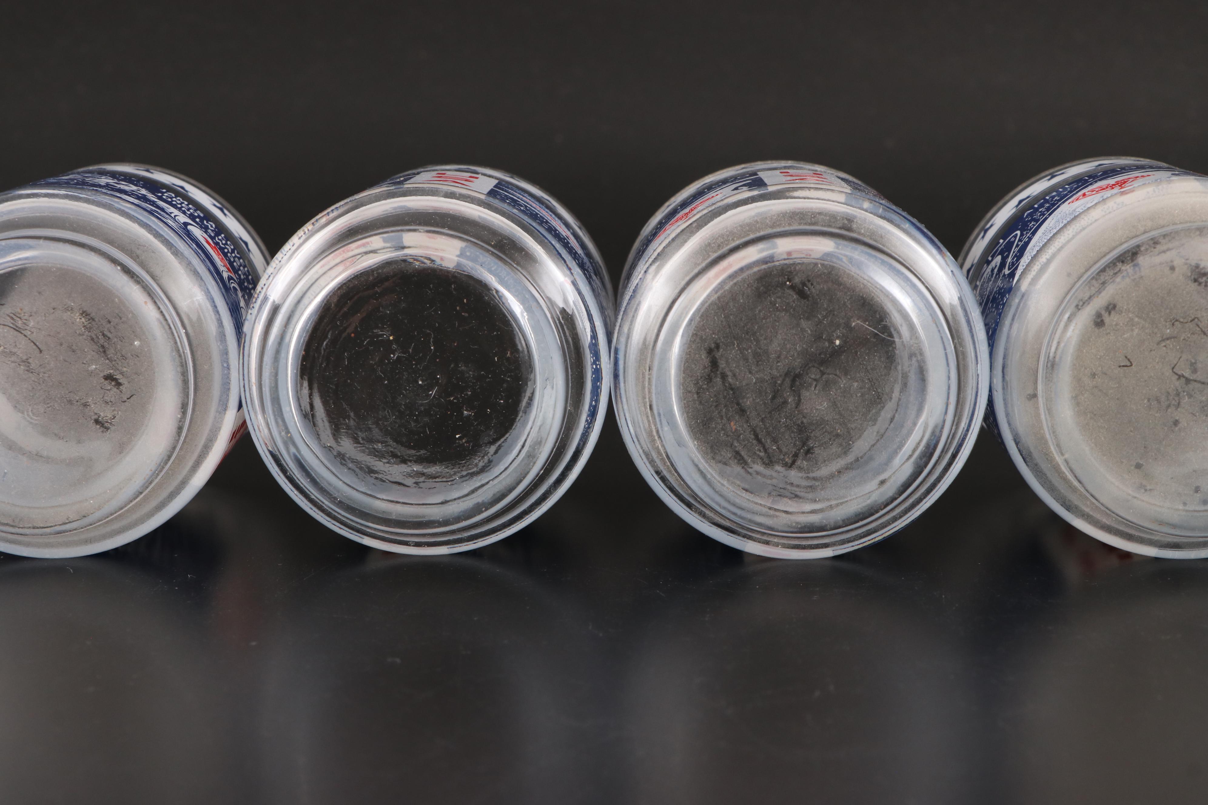 Libbey Apollo 11,13 and 14 Commemorative Glassware with NASA Postcards