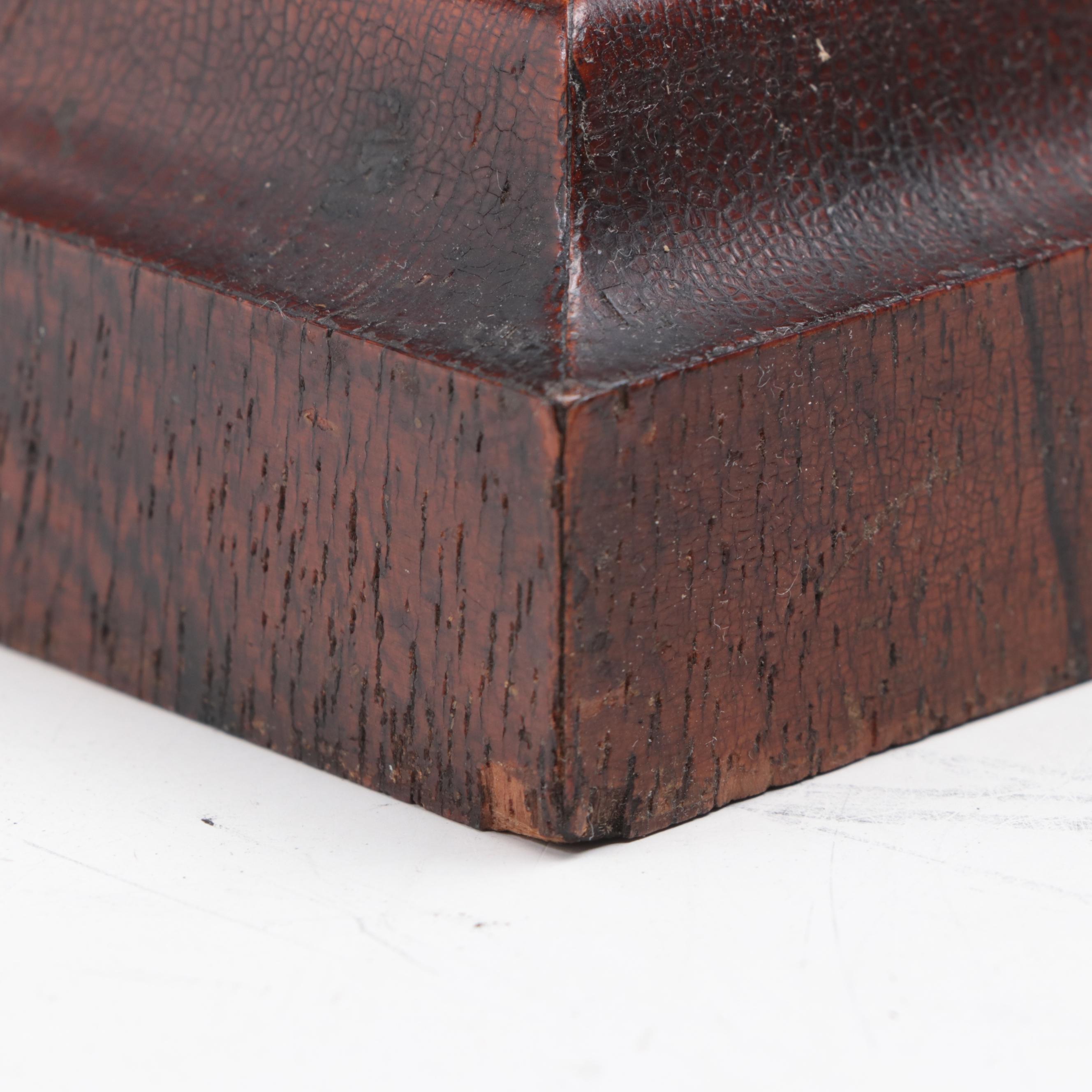 Waterbury Clock Company Wooden Reverse Painted Mantel Clock, Late 19th Century