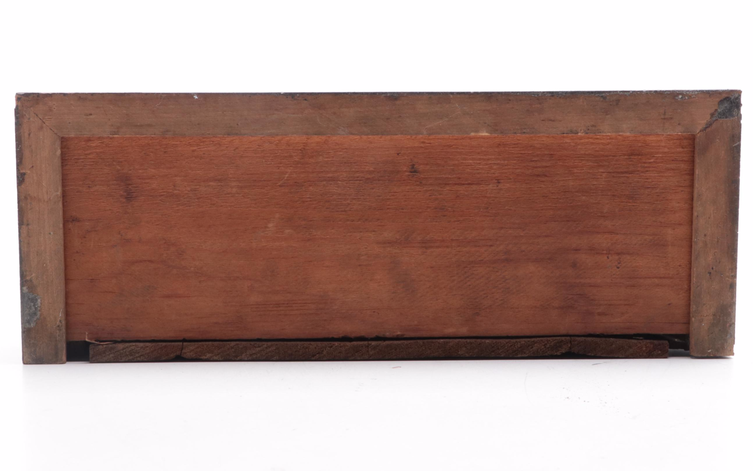 Waterbury Clock Company Wooden Reverse Painted Mantel Clock, Late 19th Century