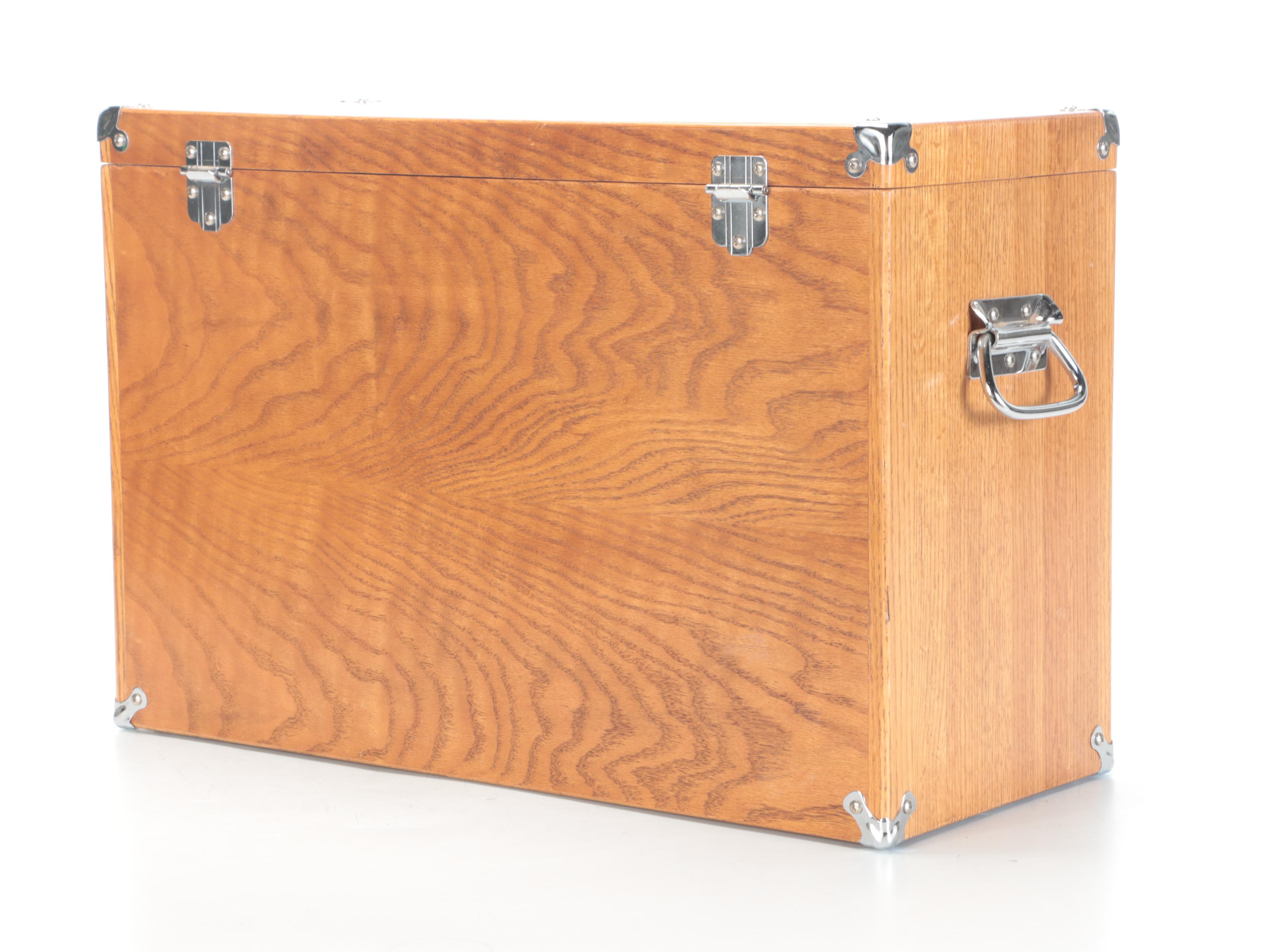 Oak Wood Machinists Tool Chest and Other Tool Box