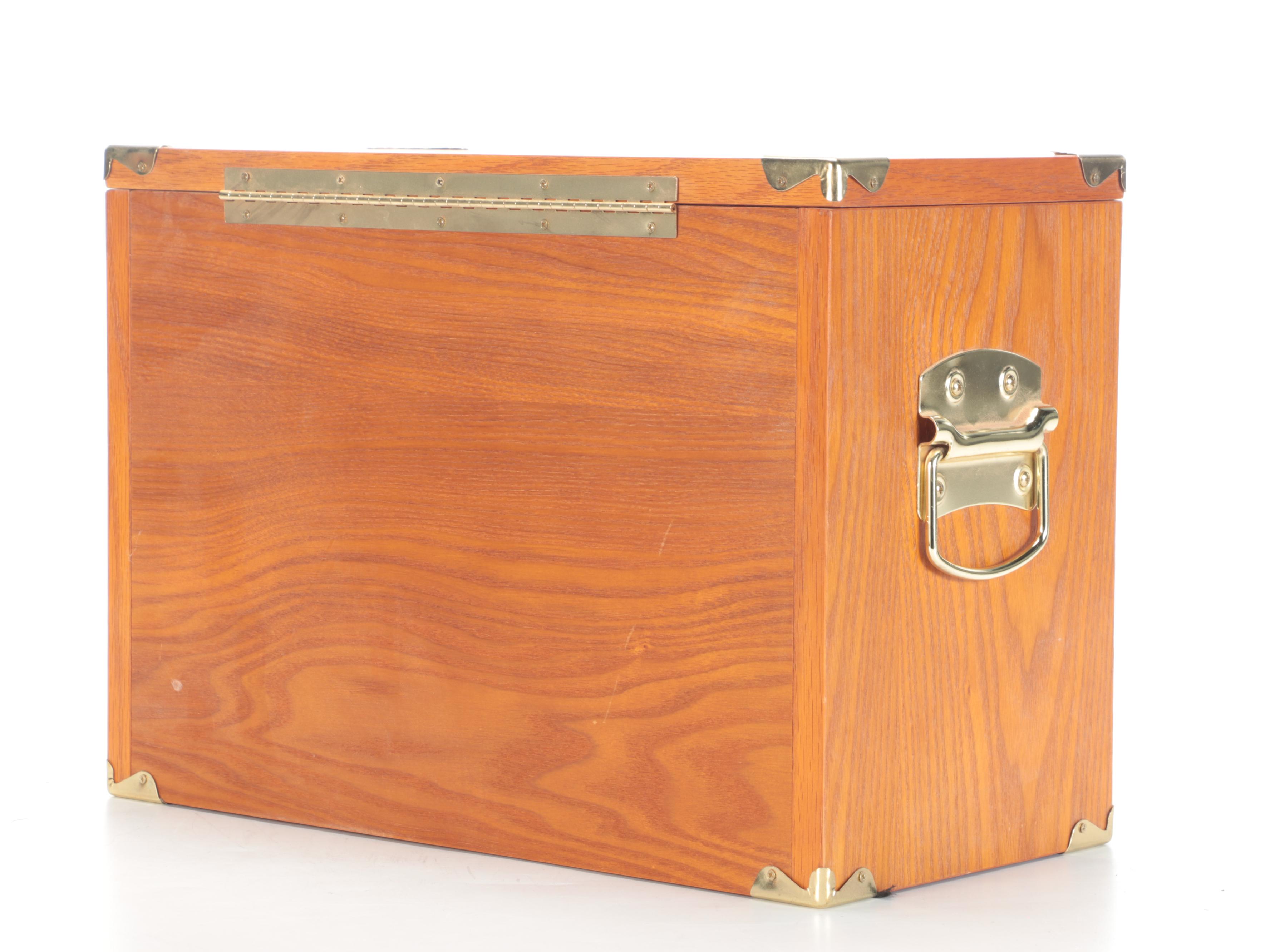 Oak Wood Machinists Tool Chest and Other Tool Box