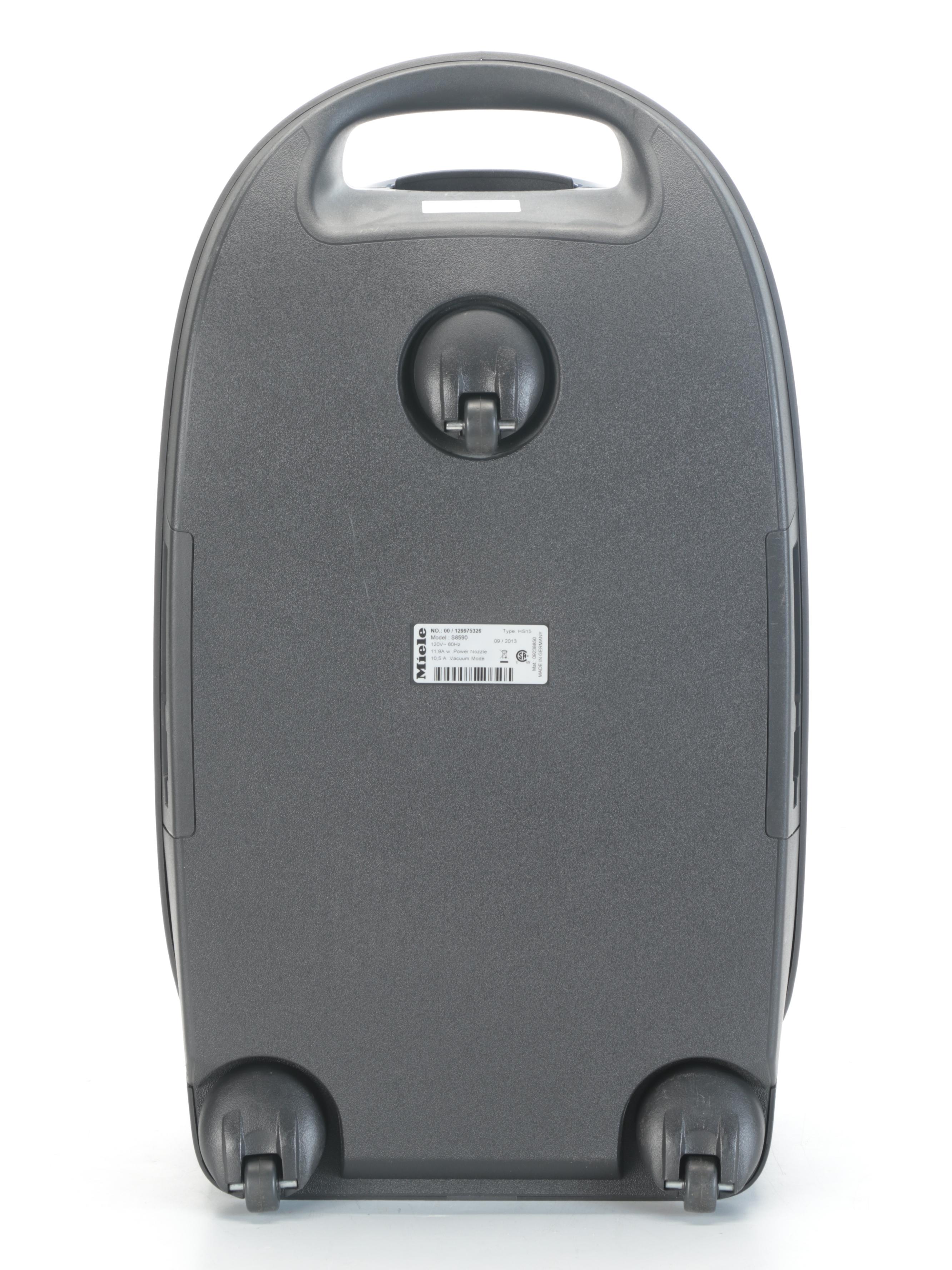 Miele S8590 Marin Canister Vacuum with Attachments