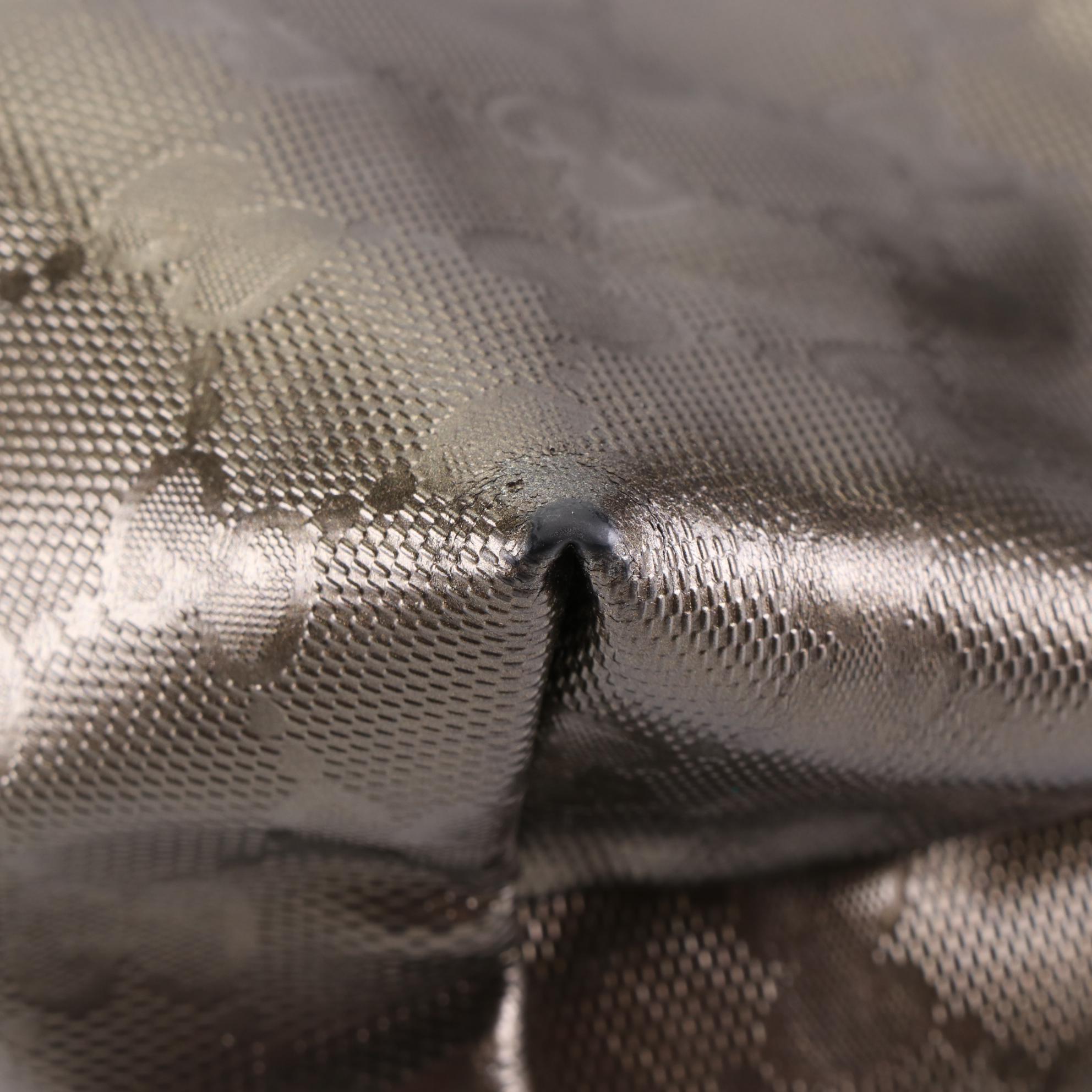 Gucci Joy Tote in GG Imprimé with Metallic Leather