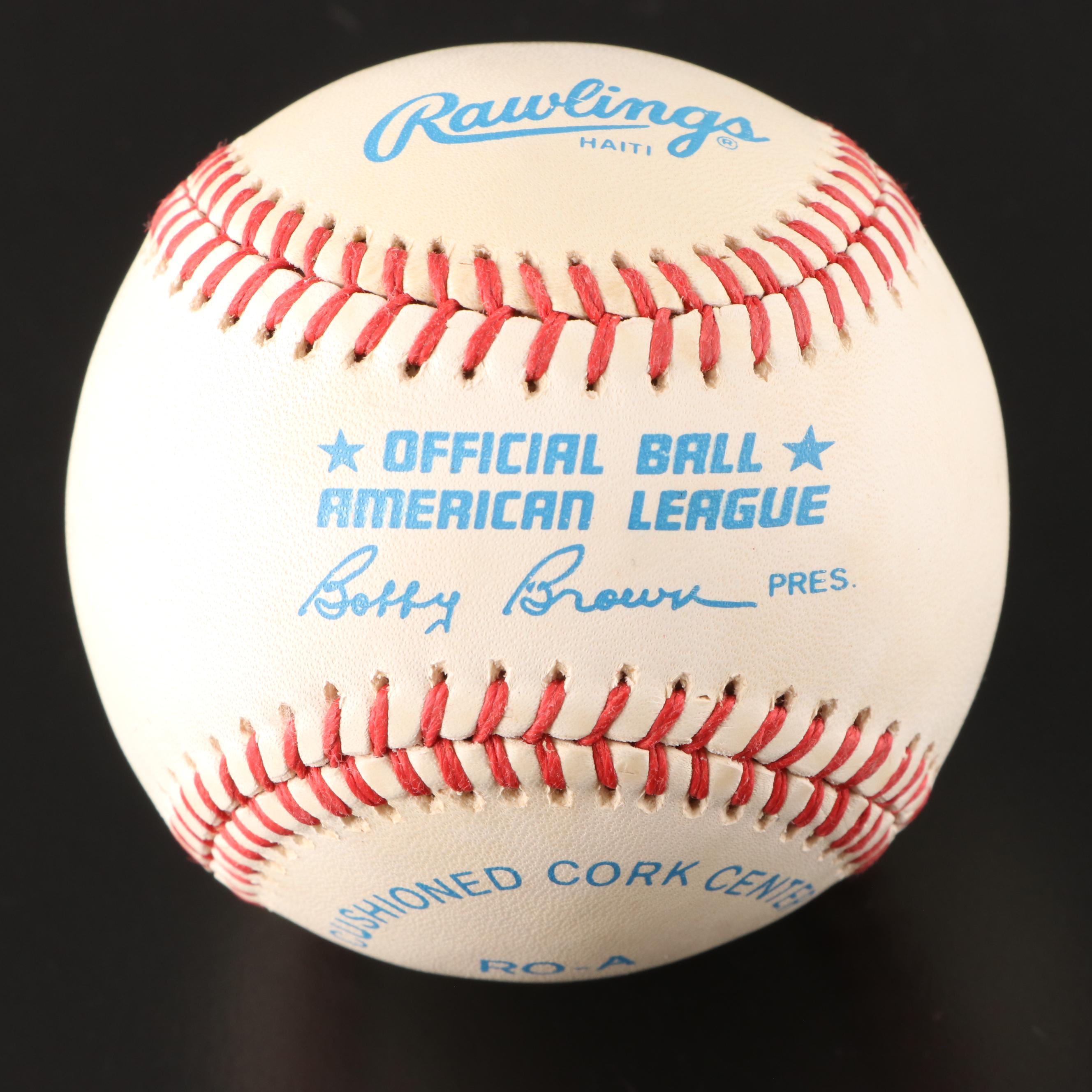 Mark McGwire and Jose Canseco Signed Rawlings Official American League Baseball