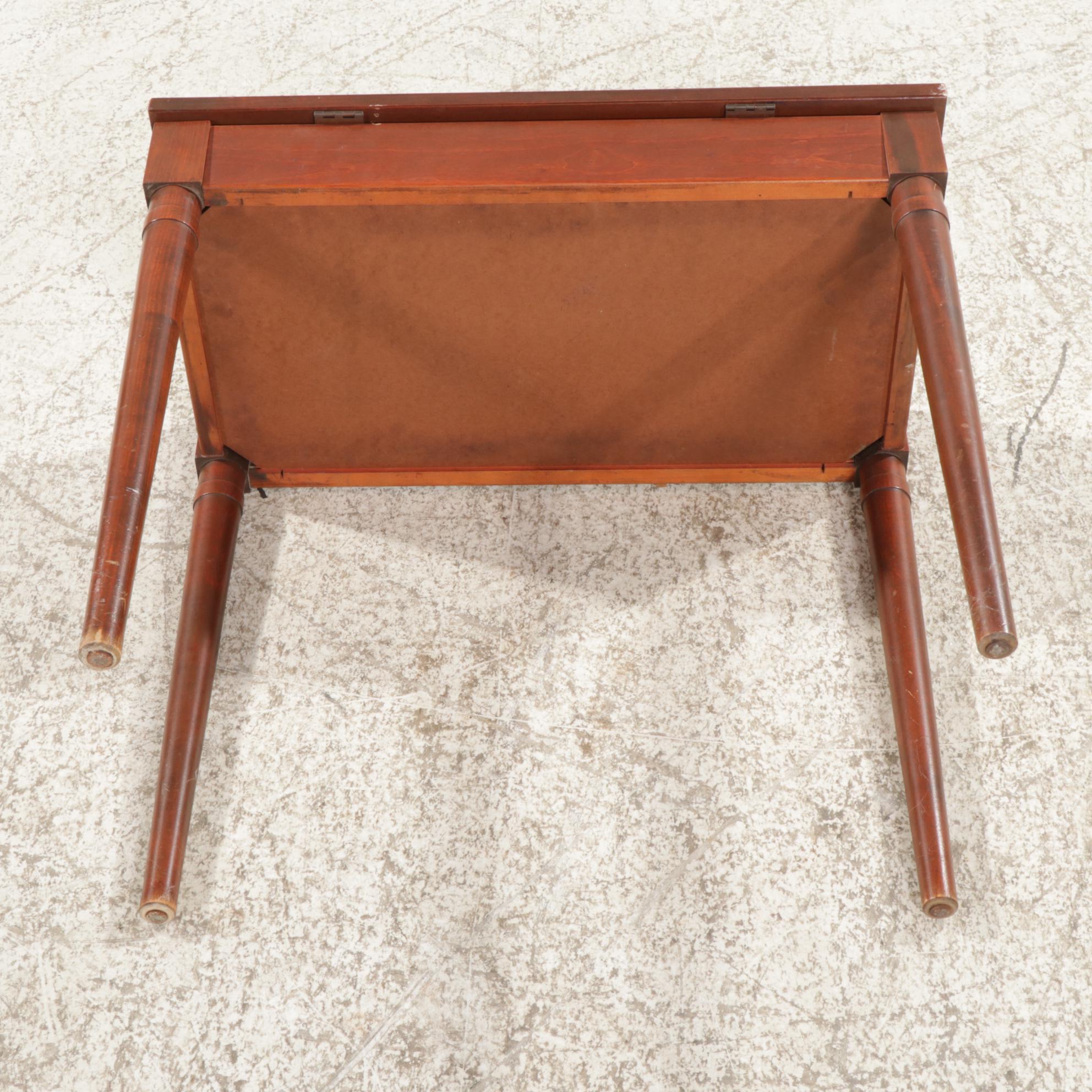 Wooden Hinged-Top Bench