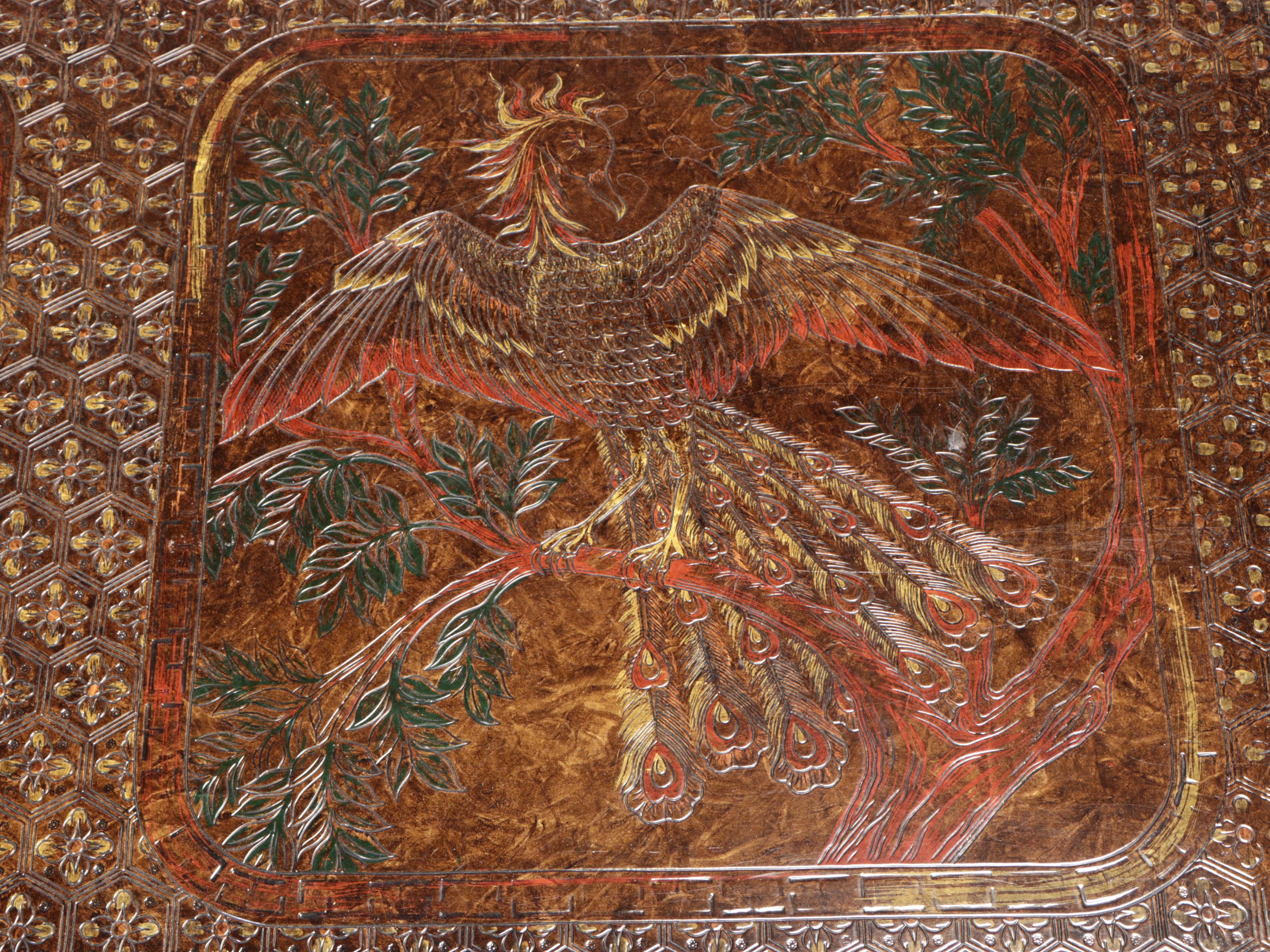 Mario Buatta for John Widdicomb Chinoiserie Coffee Table, 1970s