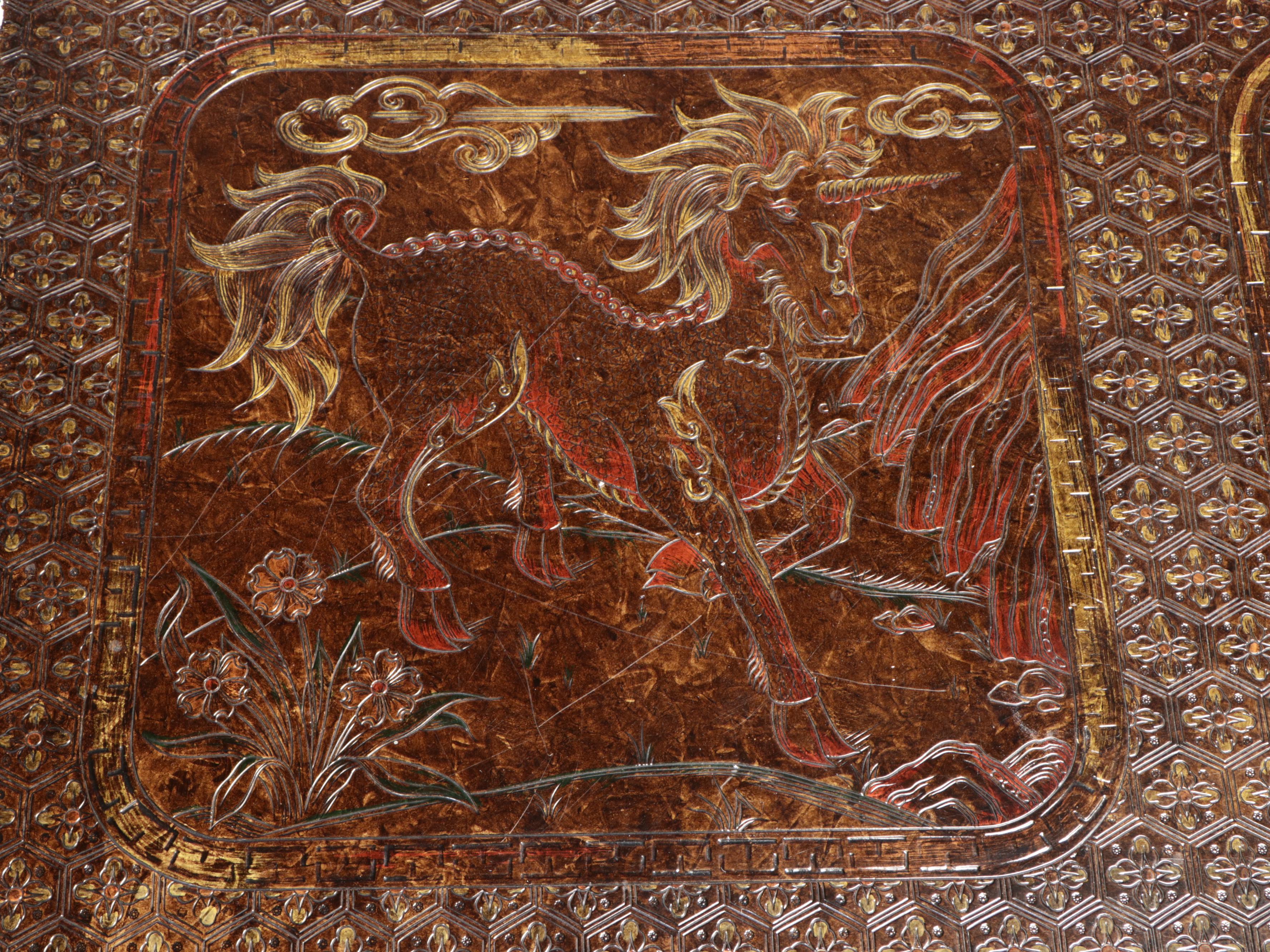 Mario Buatta for John Widdicomb Chinoiserie Coffee Table, 1970s