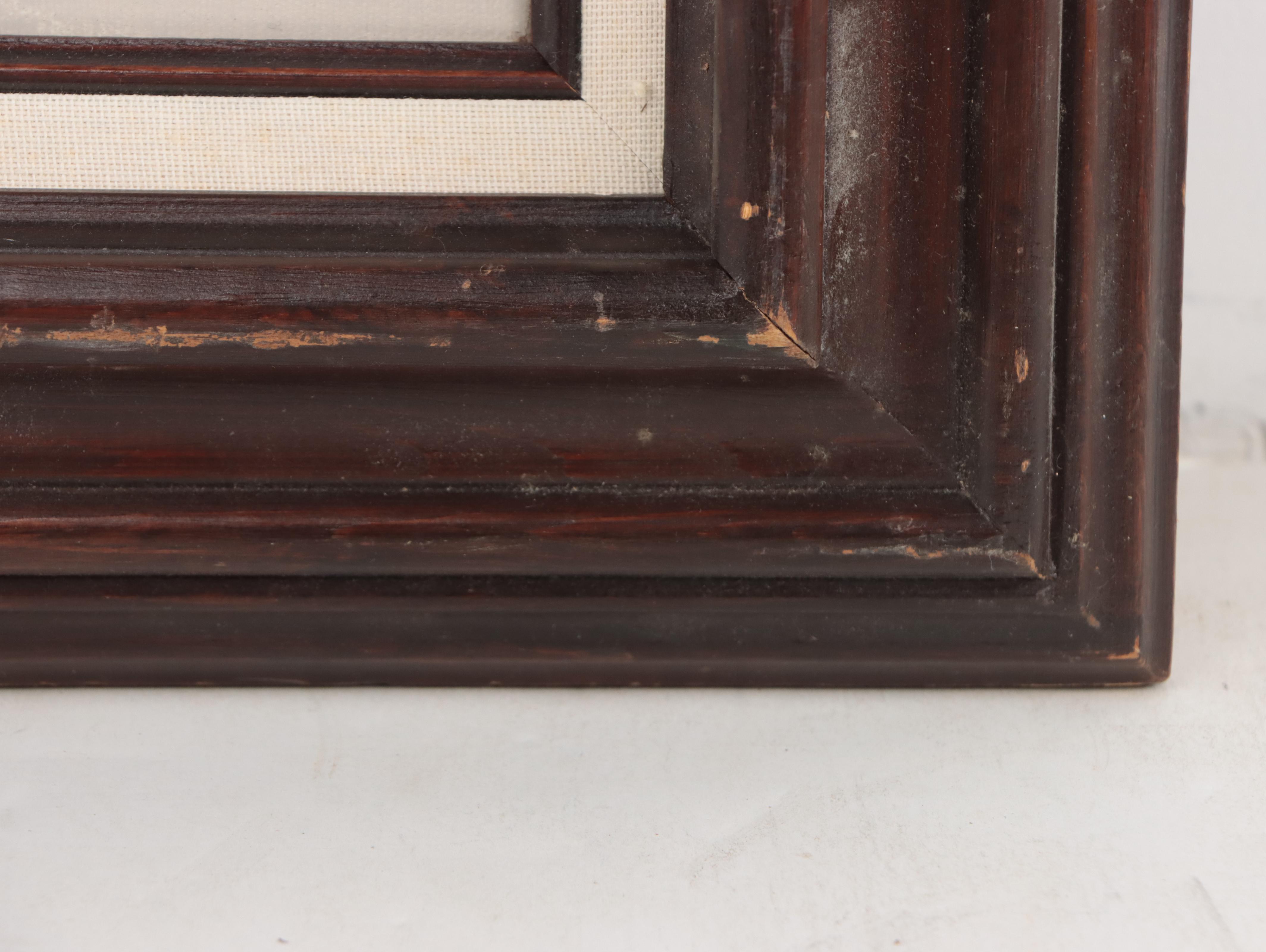 Oil Painting of Boat in Harbor Scene