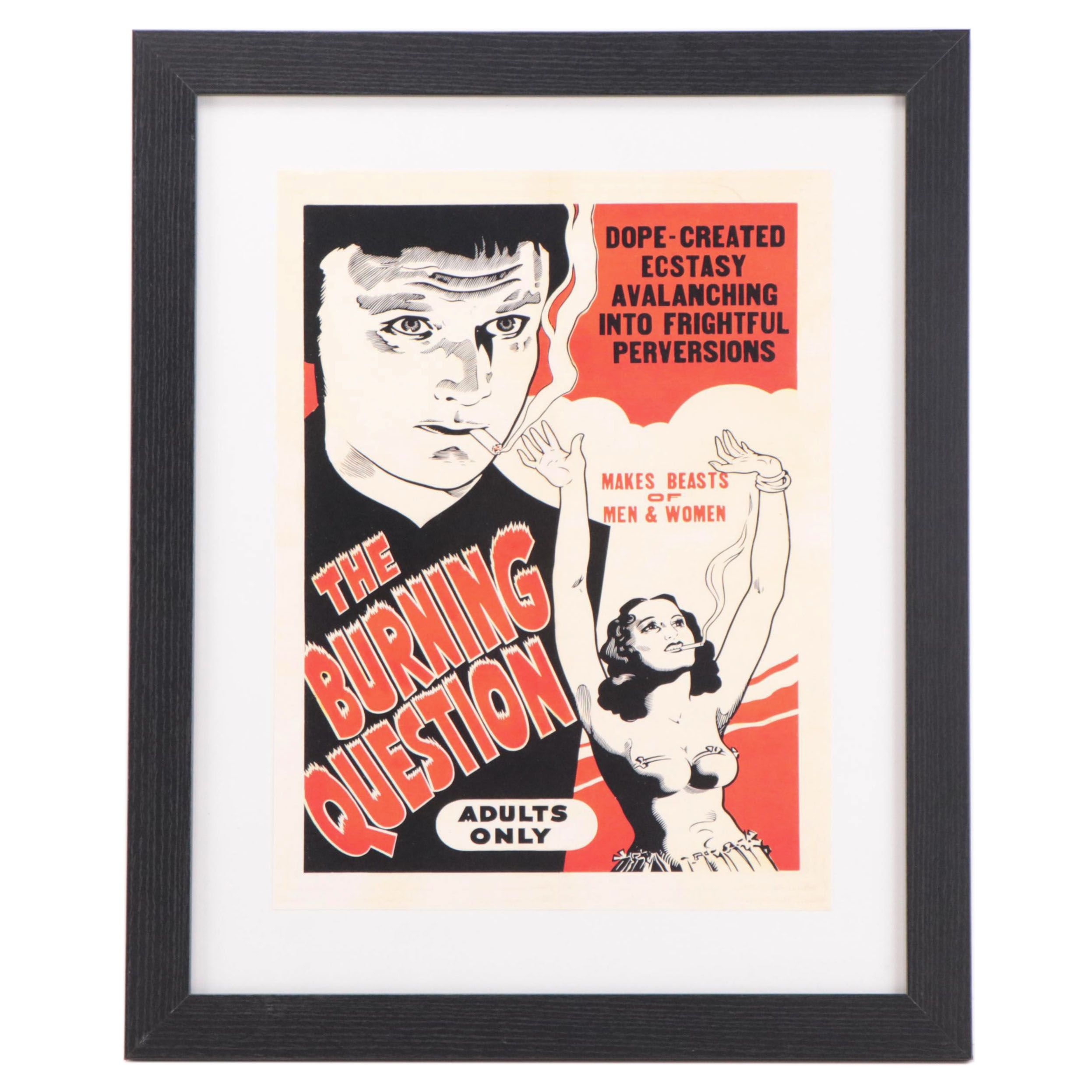 Offset Lithograph Marijuana Propaganda Poster, 21st Century