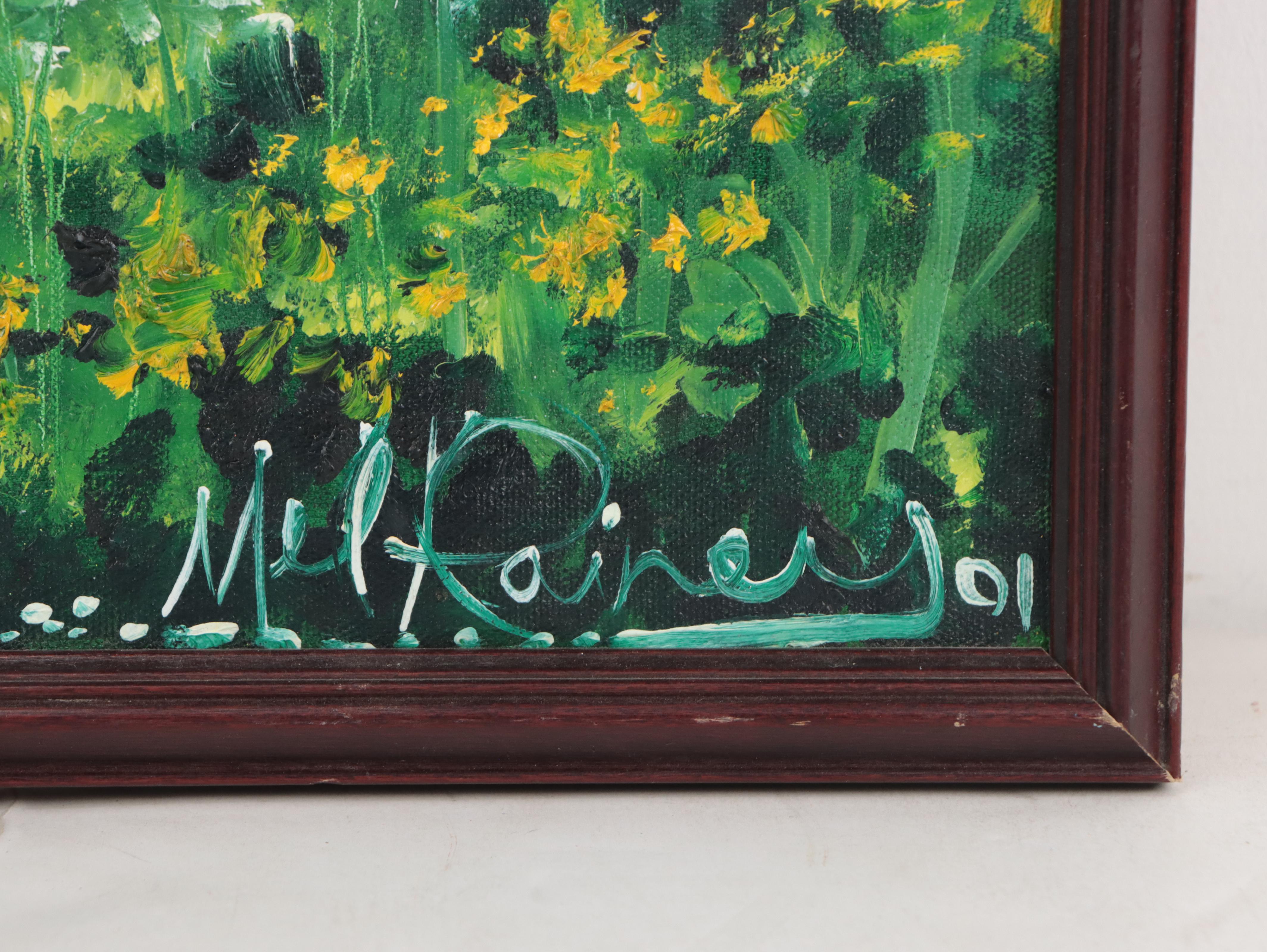 Oil Painting of Forest Landscape, 2001