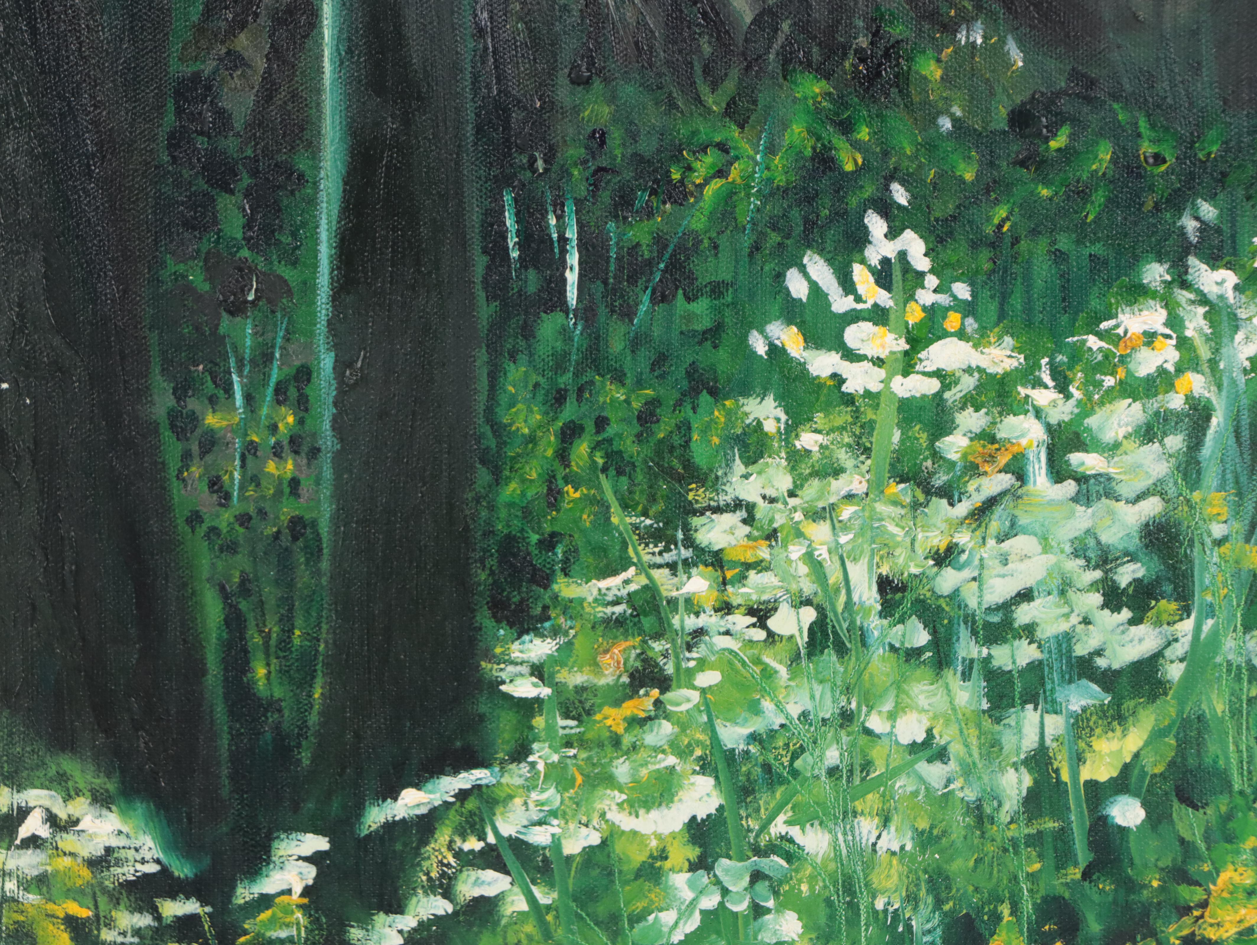 Oil Painting of Forest Landscape, 2001