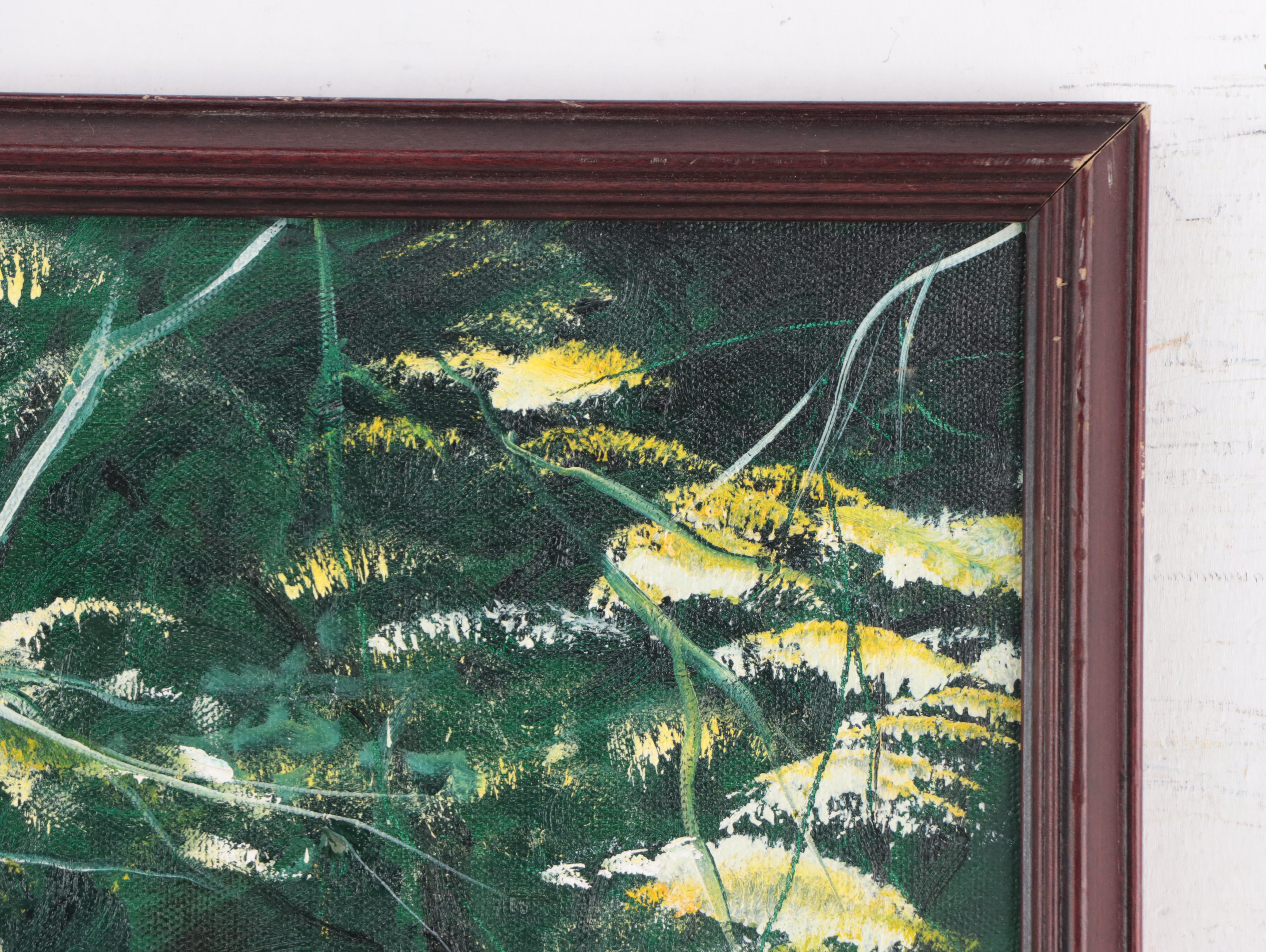 Oil Painting of Forest Landscape, 2001