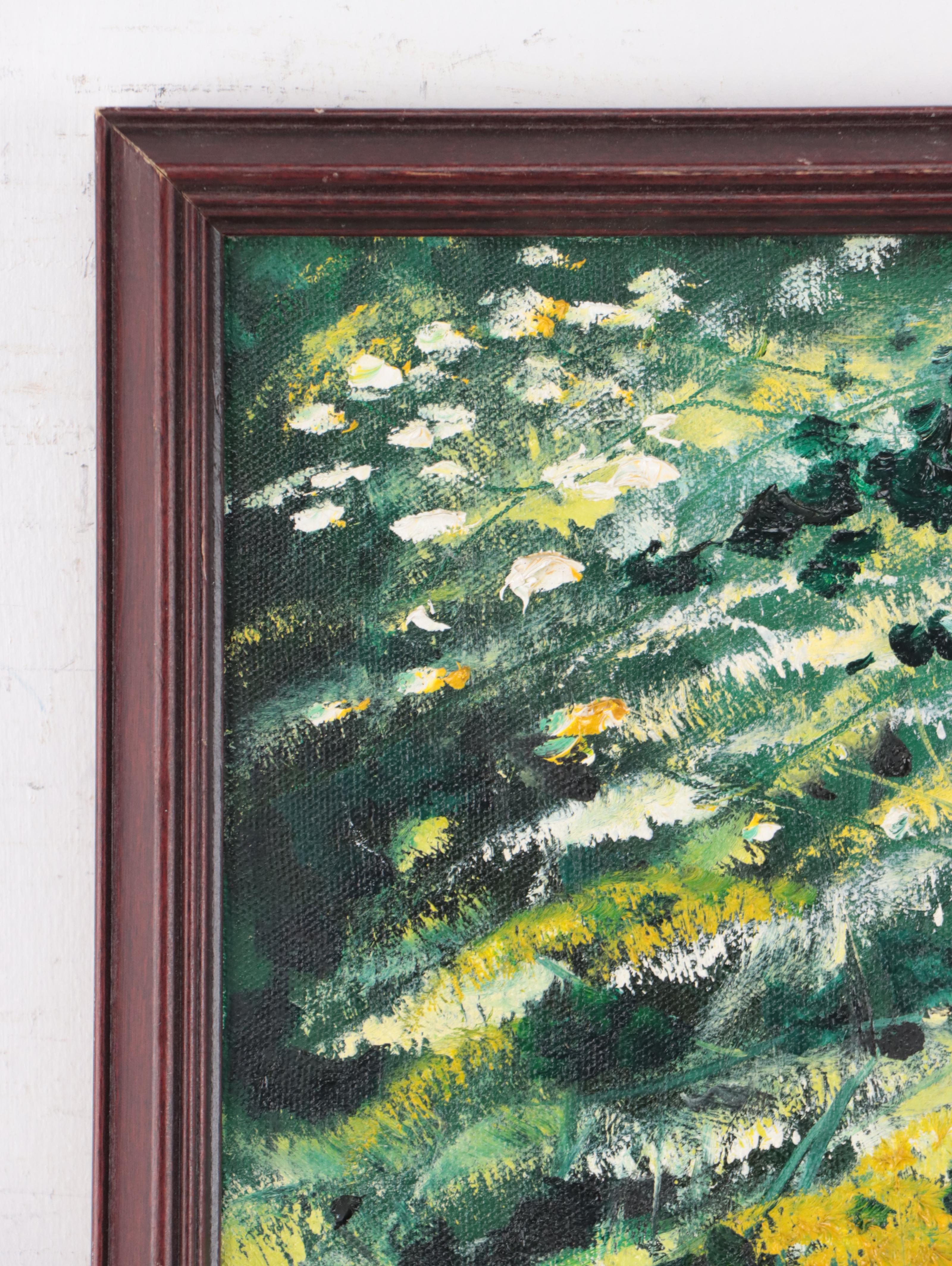 Oil Painting of Forest Landscape, 2001