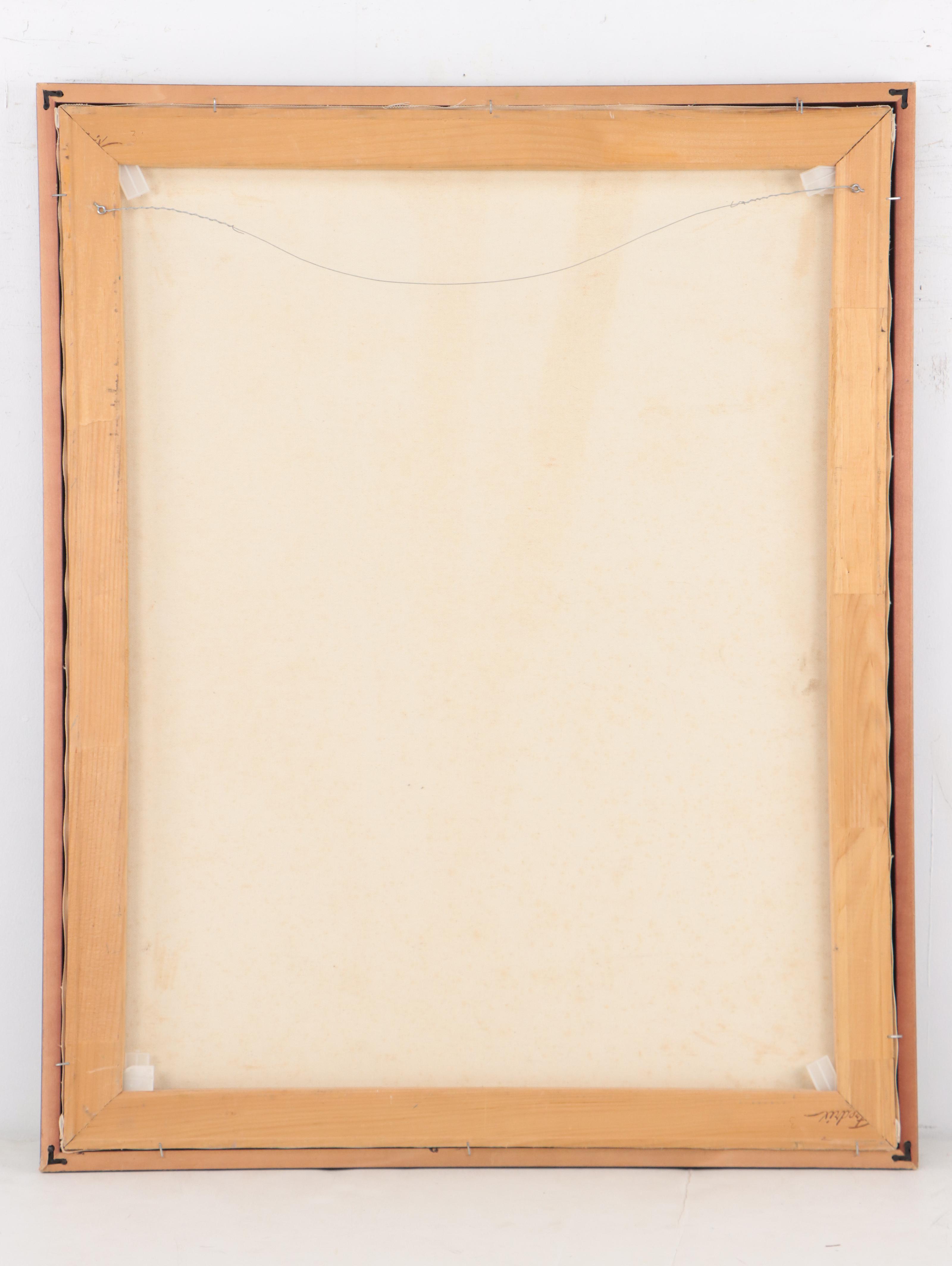 Oil Painting of Forest Landscape, 2001