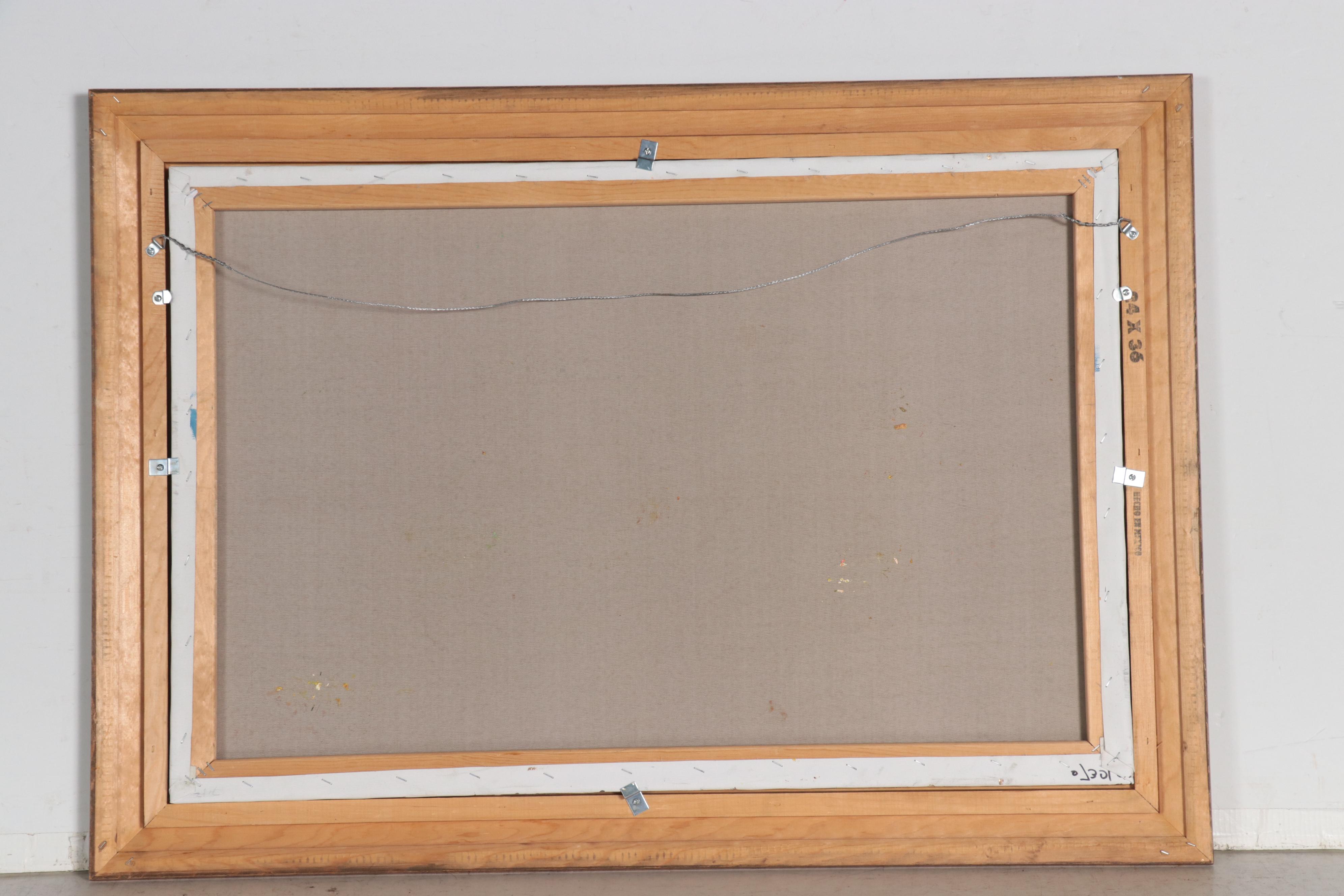 Mediterranean Seascape Oil Painting, 21st Century