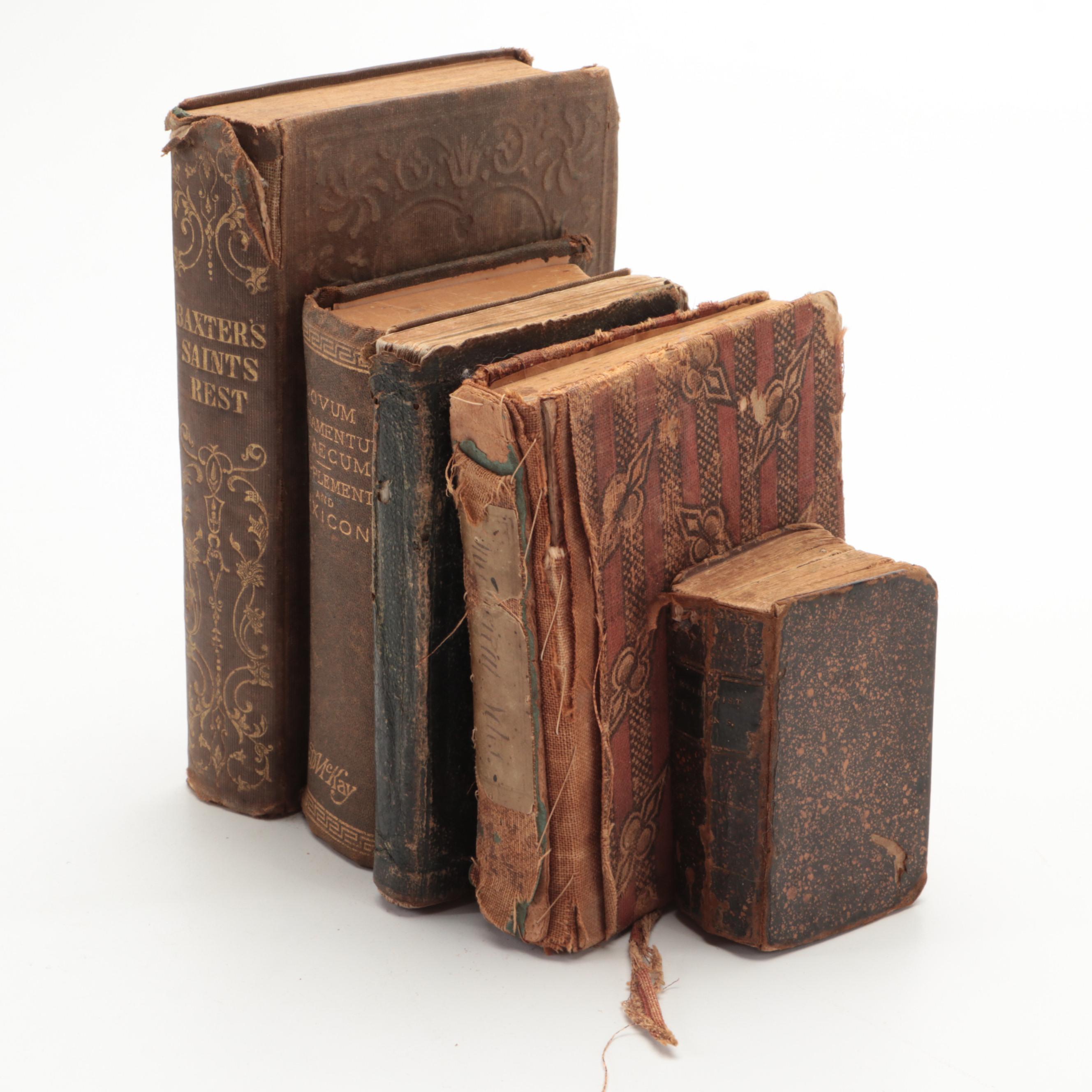 Antique Family Album of Albumen Prints, Watercolor Paint Set, and More