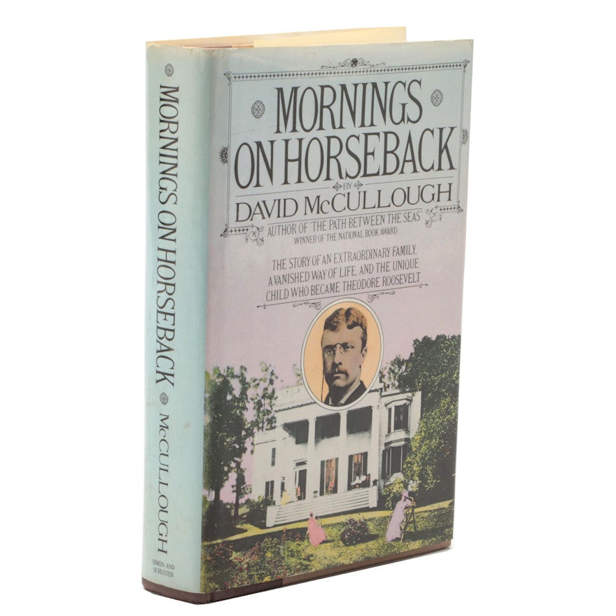 Signed First Edition "Mornings on Horseback" by David McCullough, 1981
