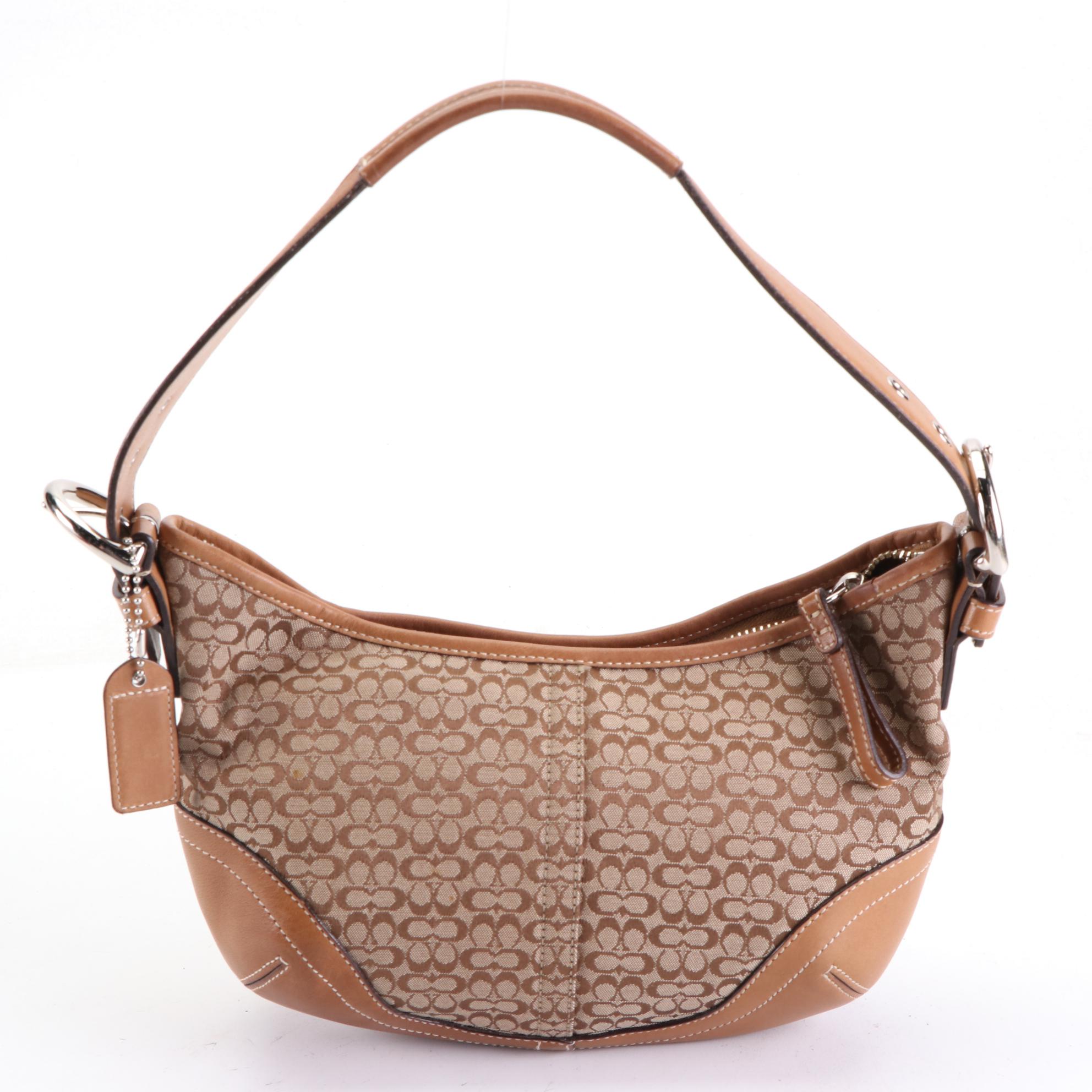 Coach Small Shoulder Bags in Canvas and Leather