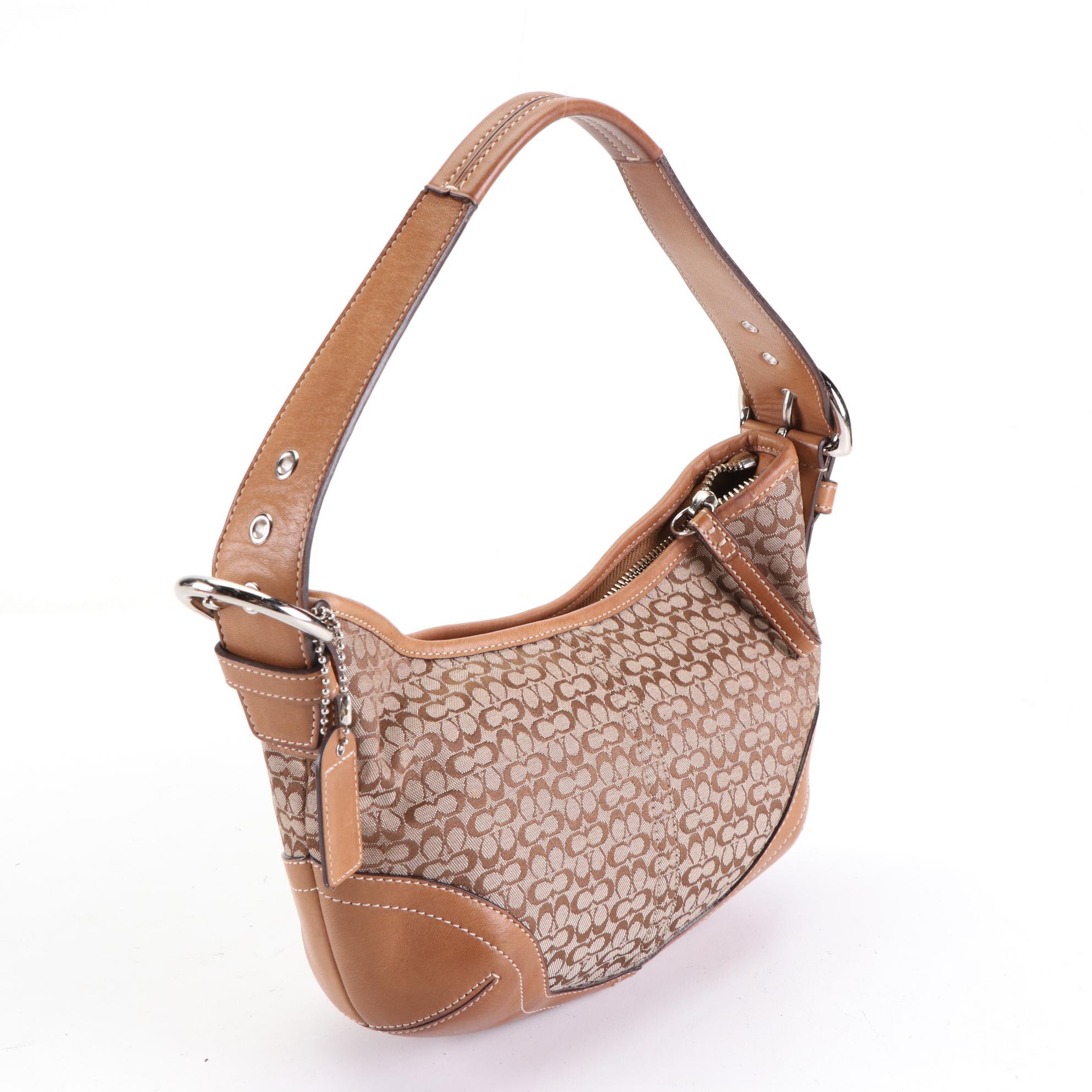 Coach Small Shoulder Bags in Canvas and Leather