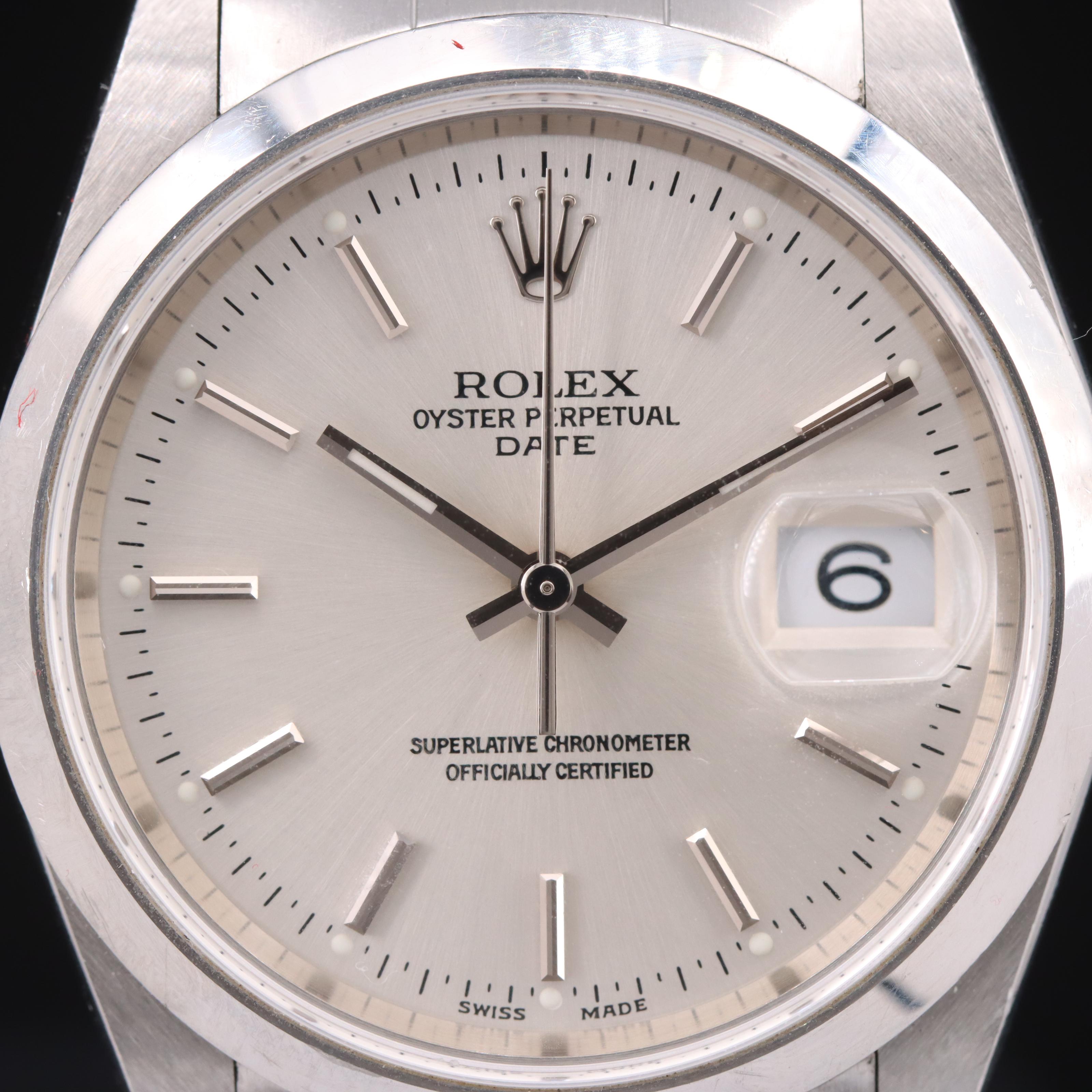 2002 Rolex Oyster Perpetual Date Watch