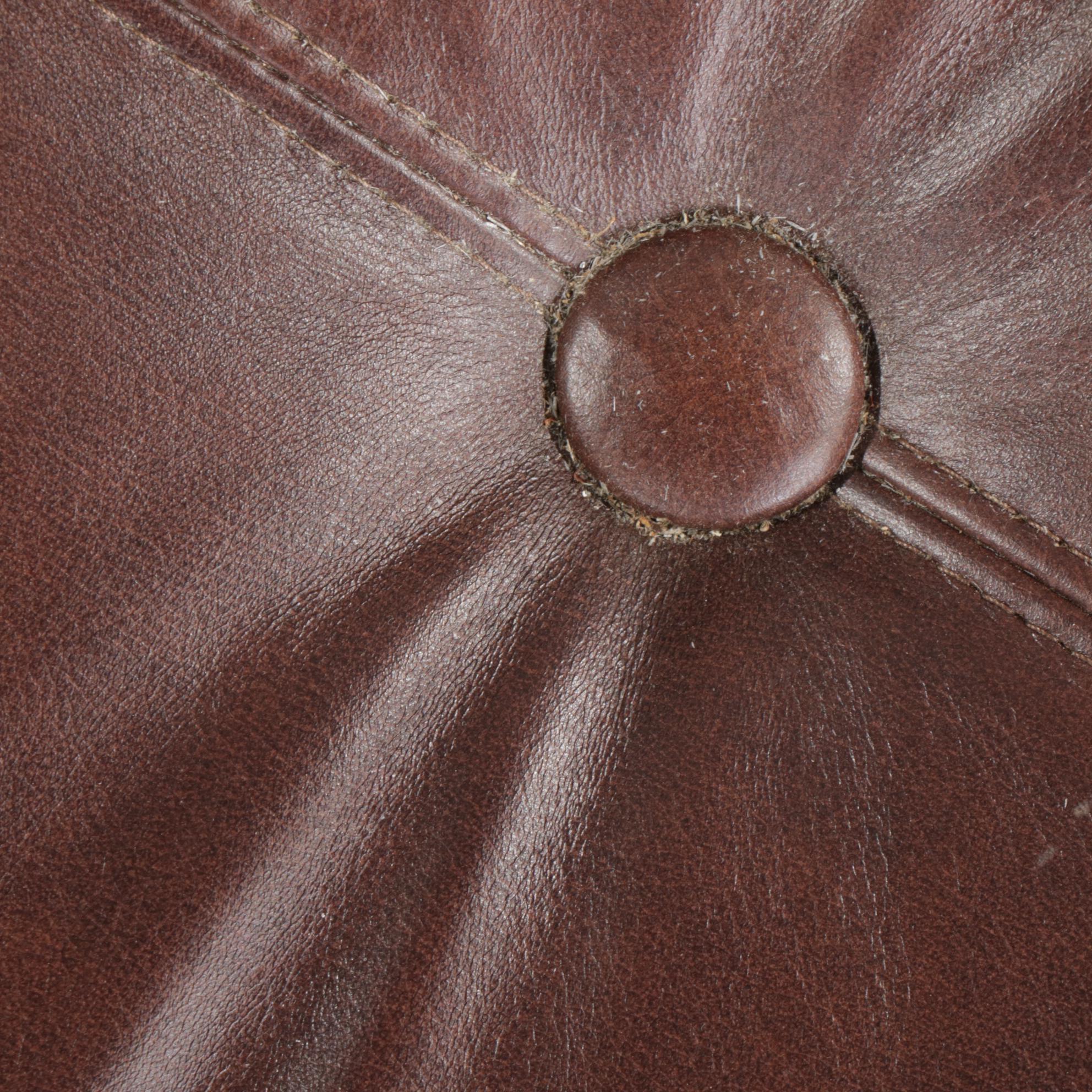 Temple Leather Upholstered Storage Trunk / Bench