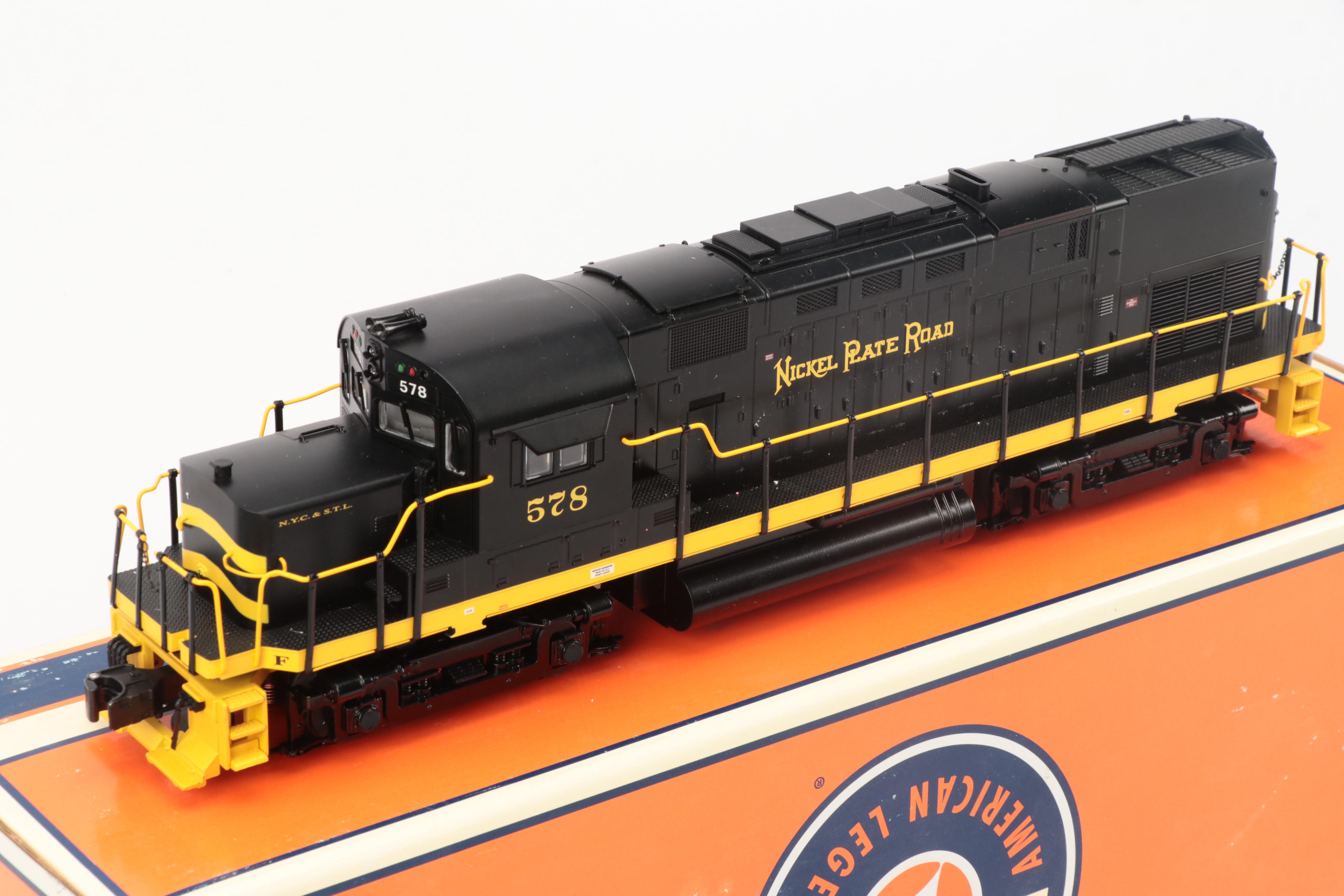 Lionel and M.T.H. Nickel Plate Road Diesel Engine, Caboose and More