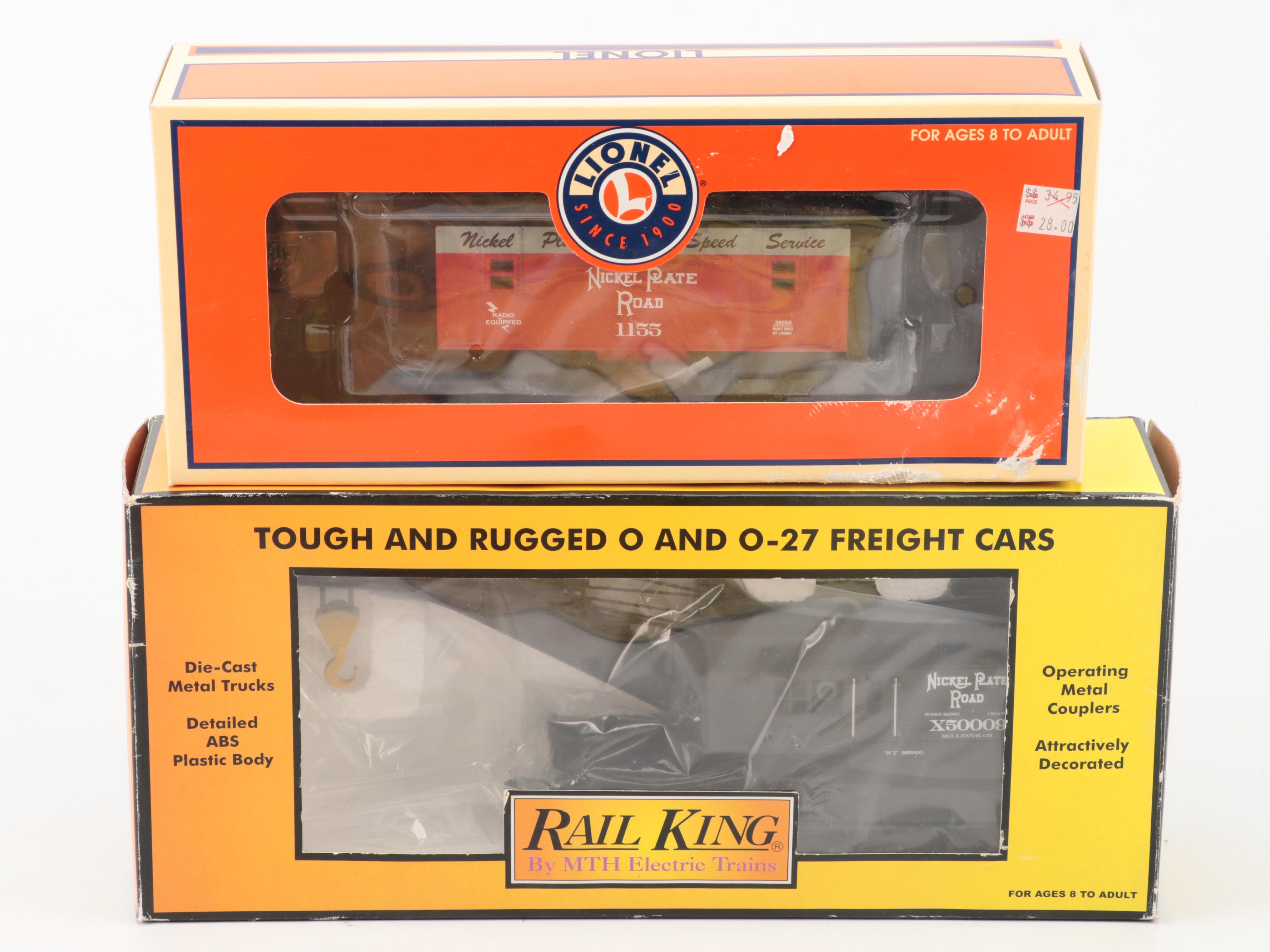 Lionel and M.T.H. Nickel Plate Road Diesel Engine, Caboose and More