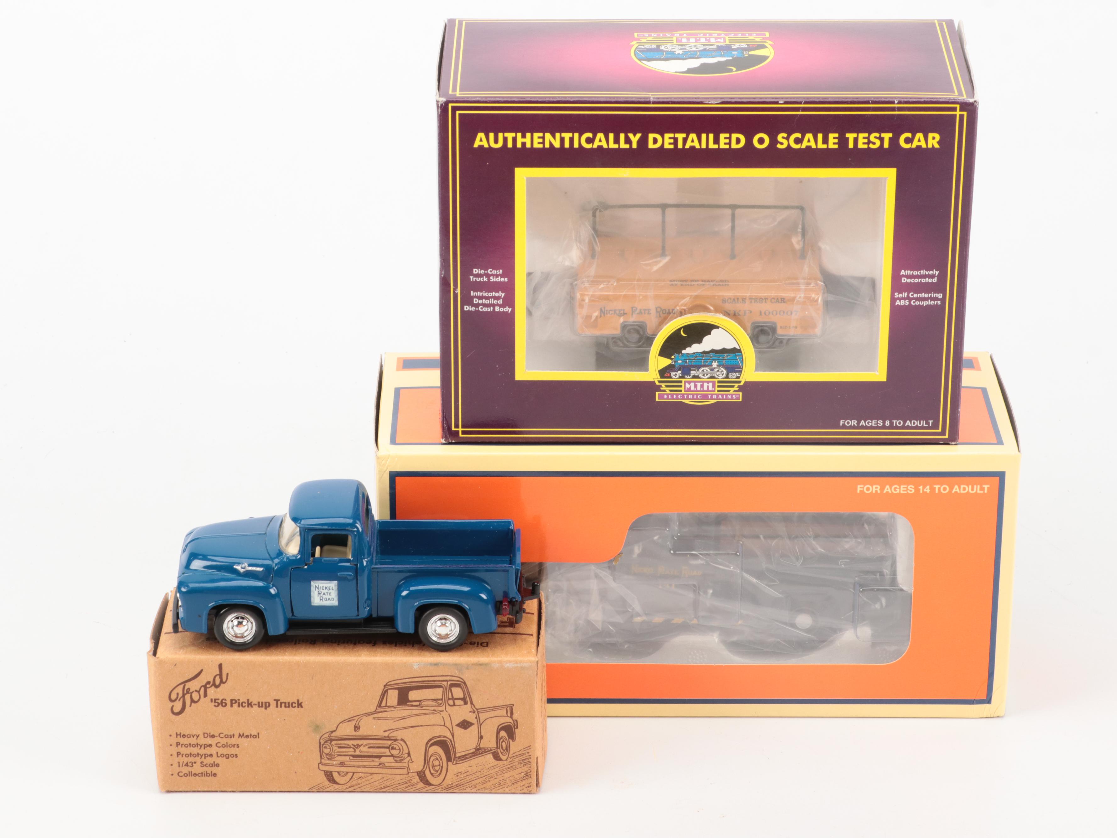 Lionel and M.T.H. Nickel Plate Road Diesel Engine, Caboose and More