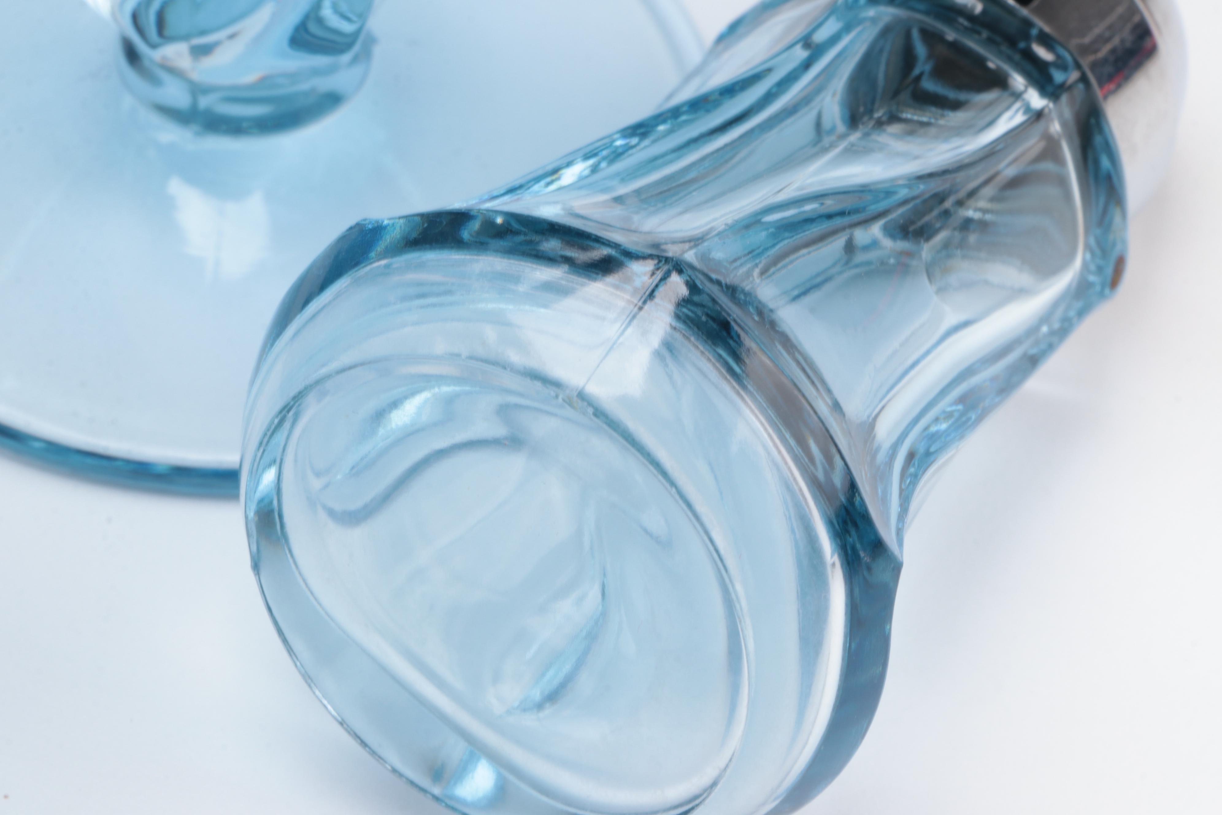 Fostoria "Jamestown Blue" Stemware and Shakers, 1958-1982