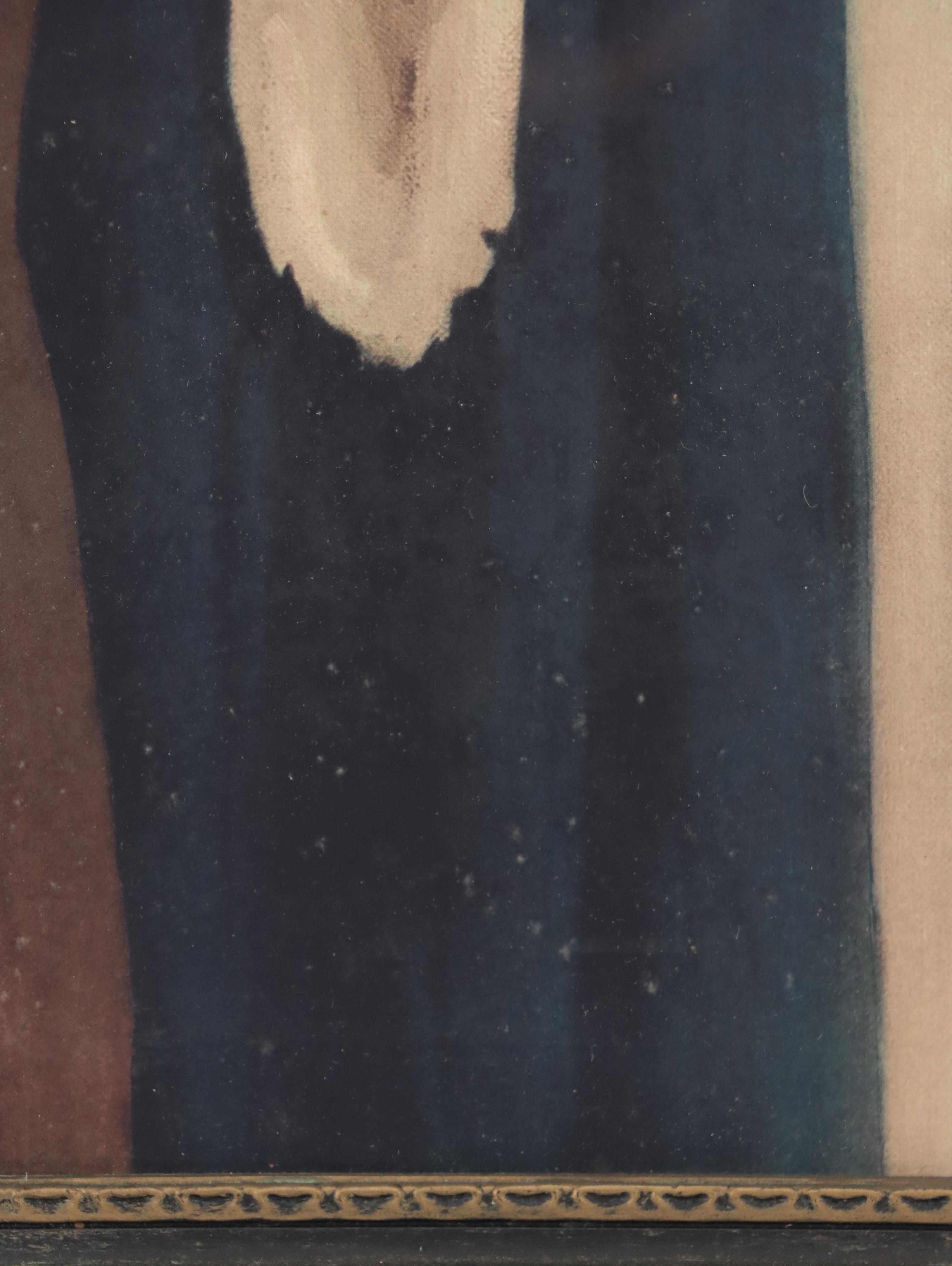 Offset Lithograph After Charles Edward Chambers "Immaculate Heart of Mary"