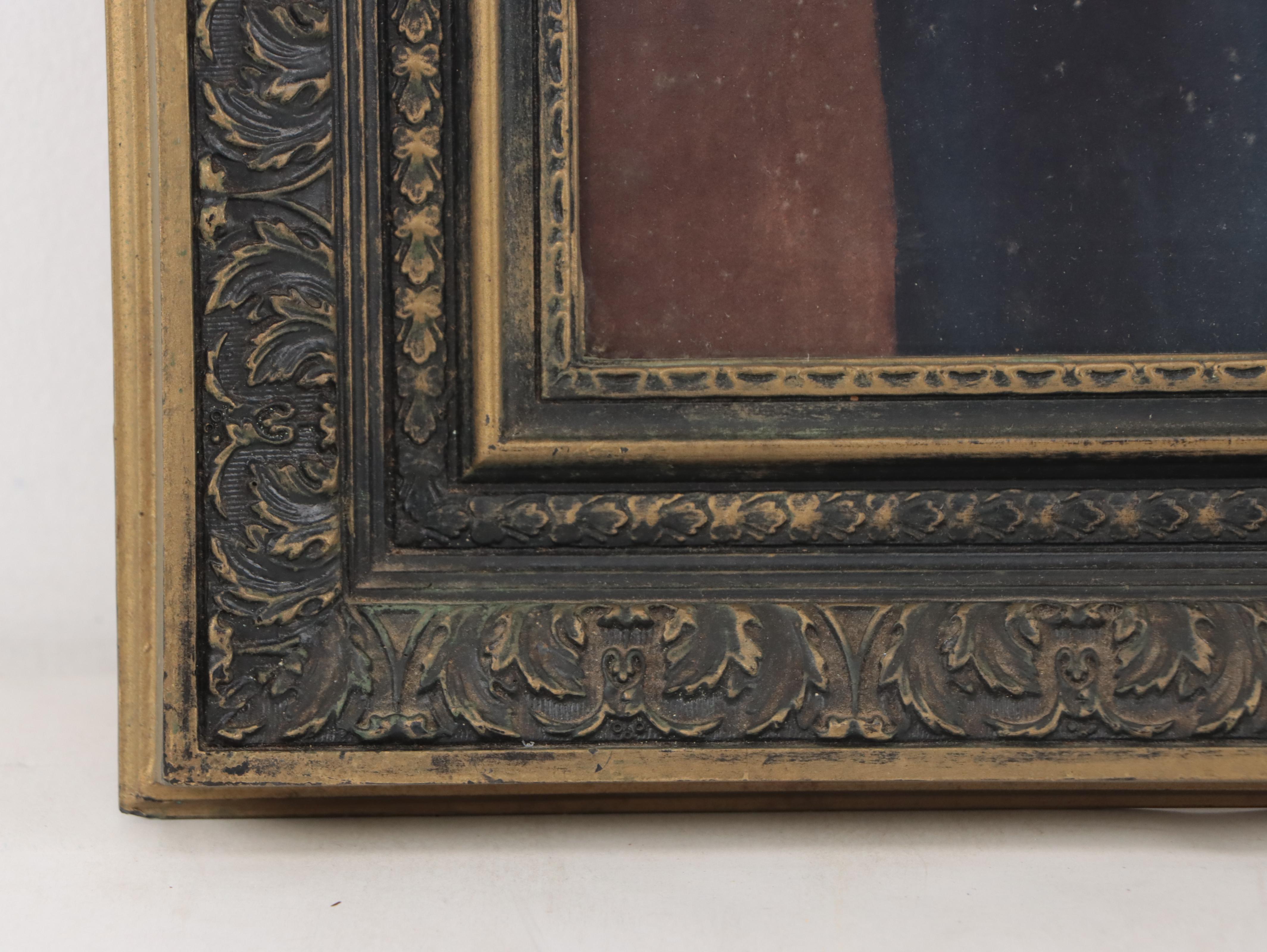 Offset Lithograph After Charles Edward Chambers "Immaculate Heart of Mary"