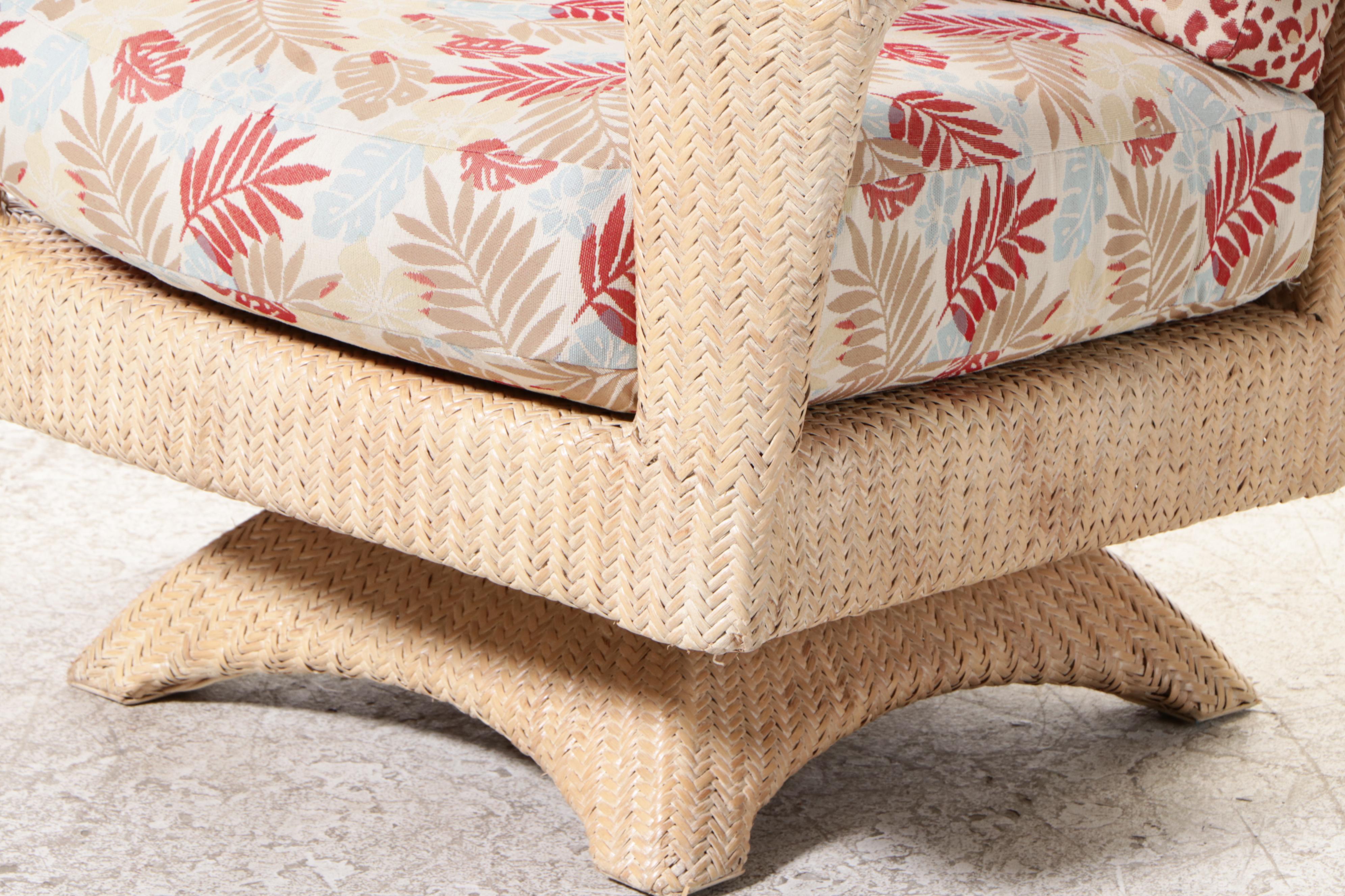 Lane Venture Wicker Swivel Chair