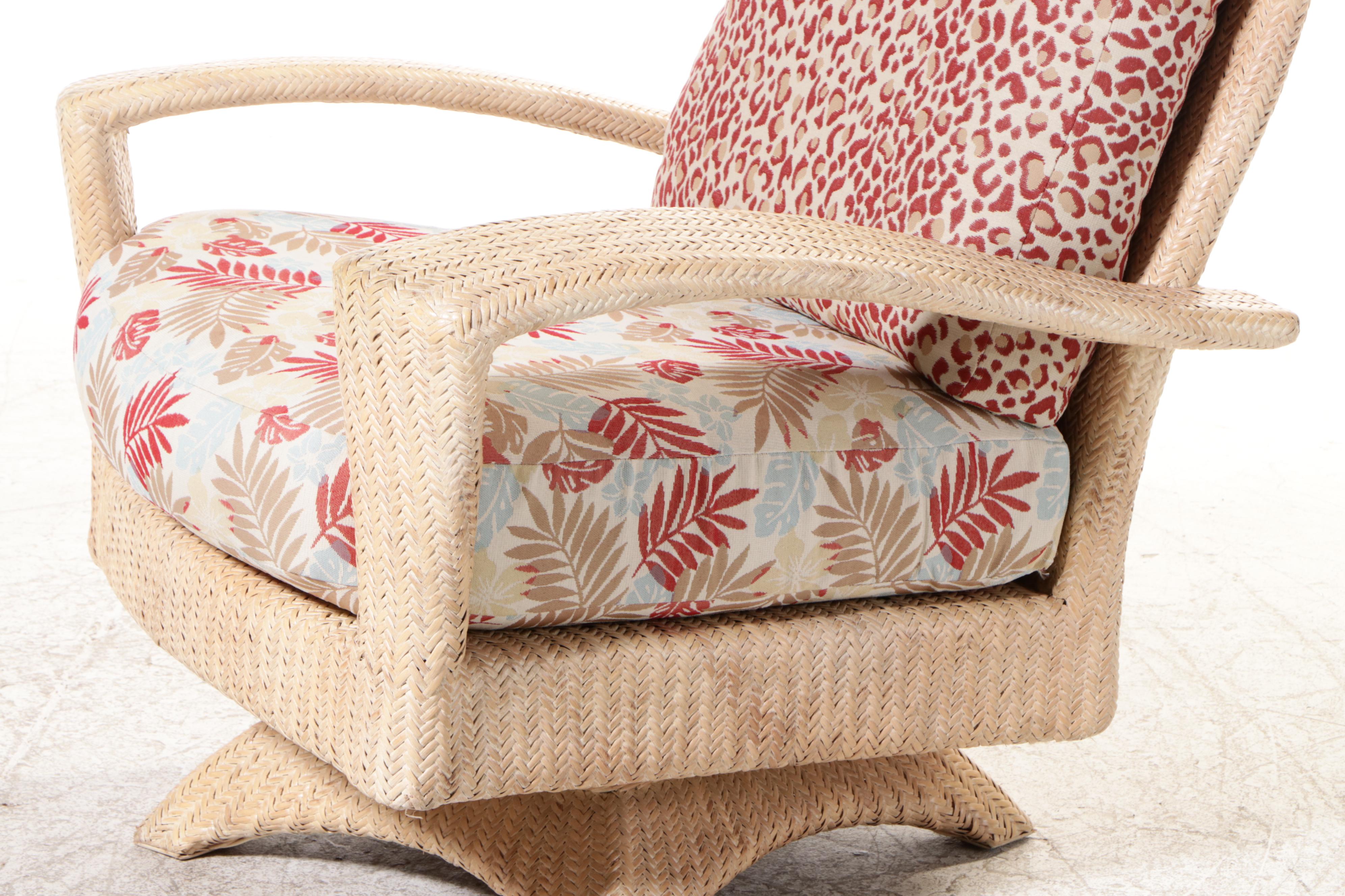 Lane Venture Wicker Swivel Chair