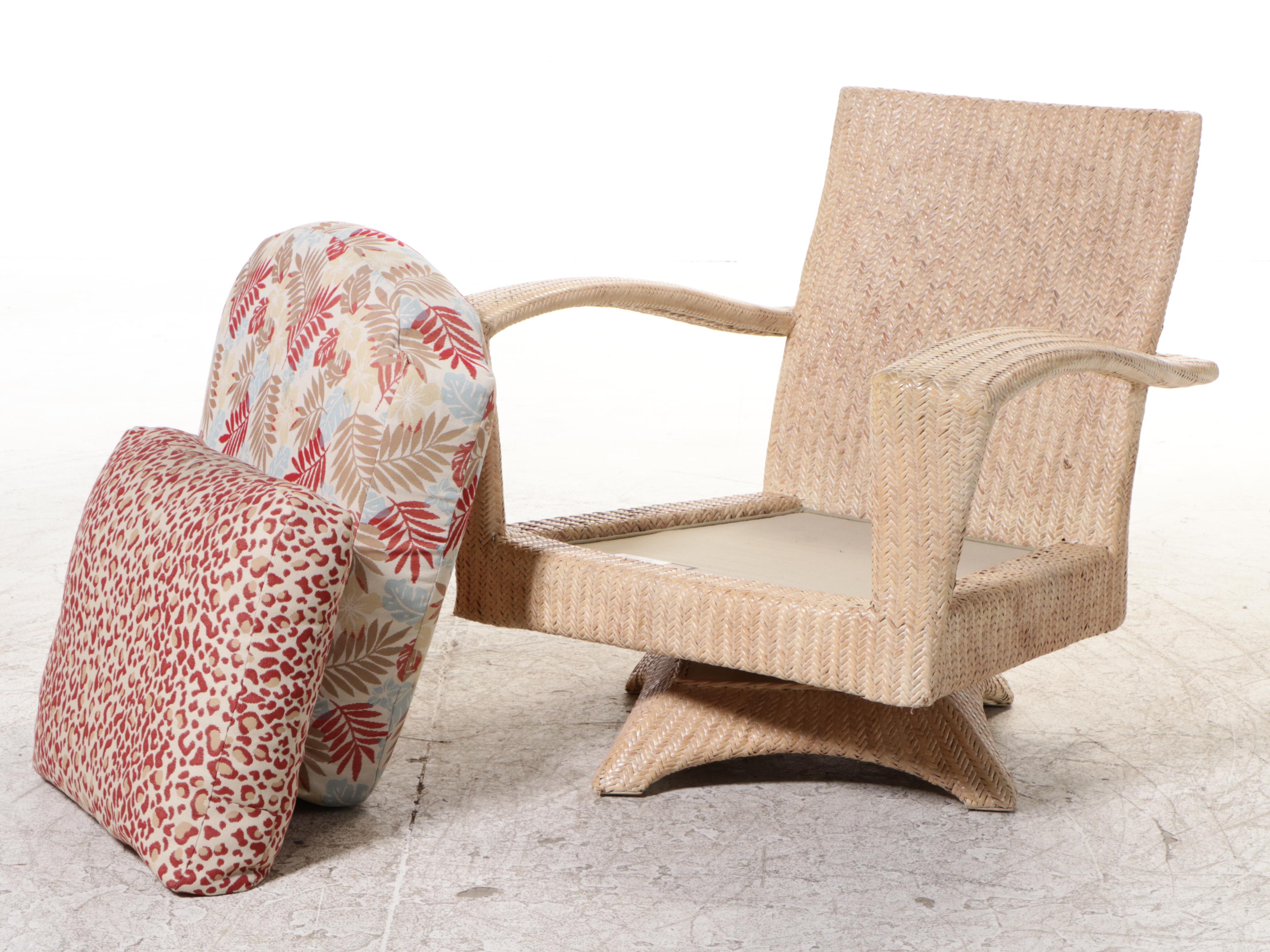 Lane Venture Wicker Swivel Chair