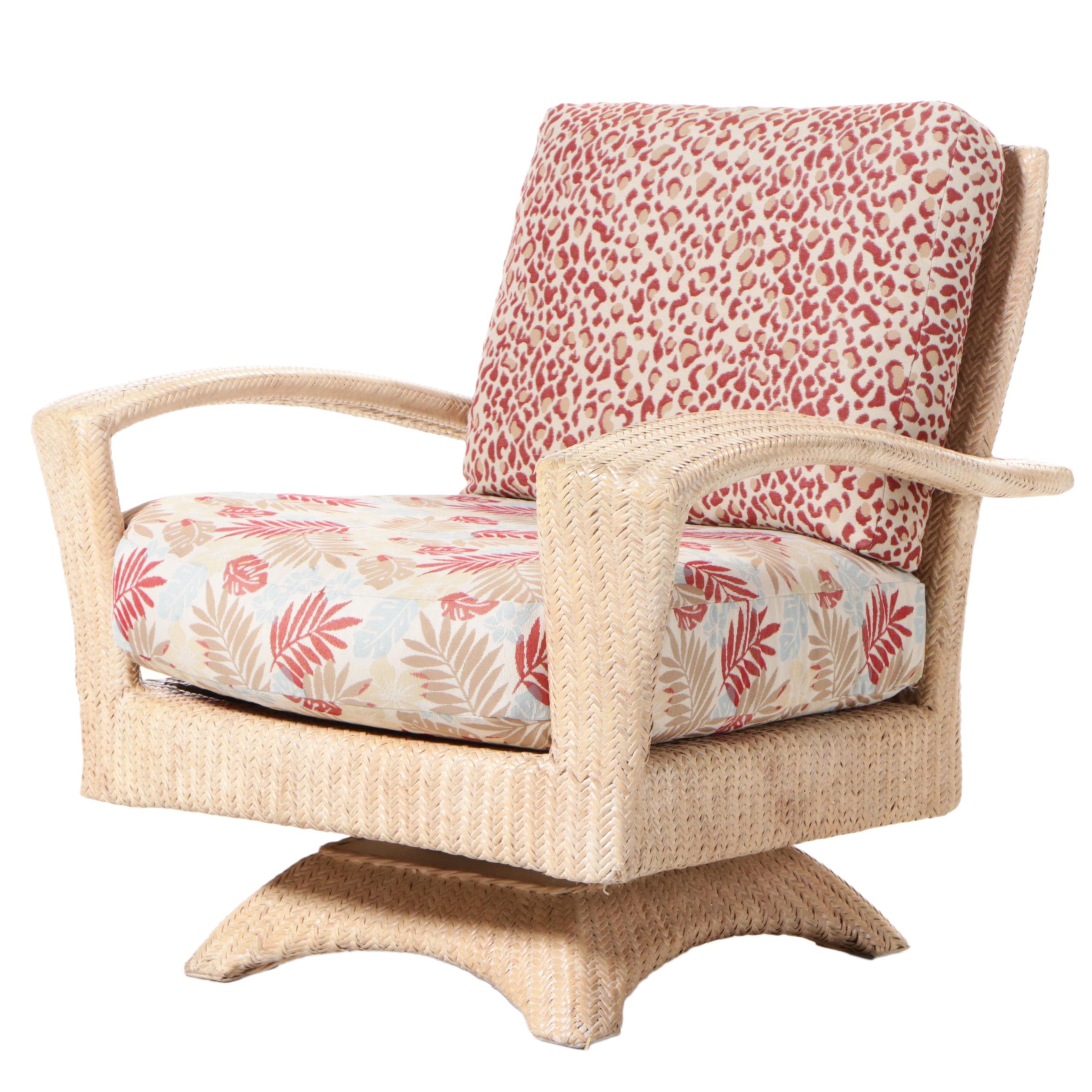 Lane Venture Wicker Swivel Chair