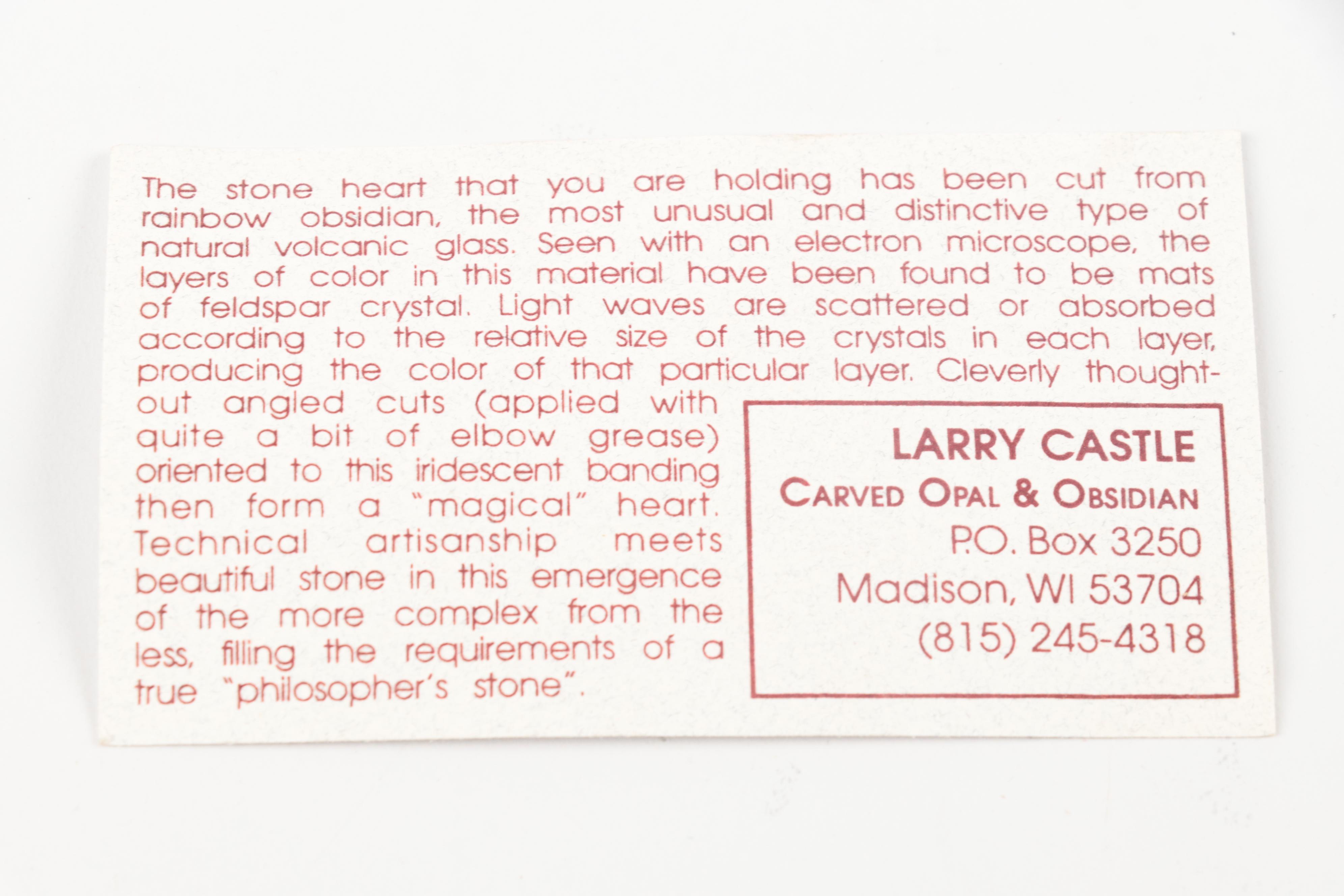 Polished Hand-Carved Rainbow Obsidian Specimens