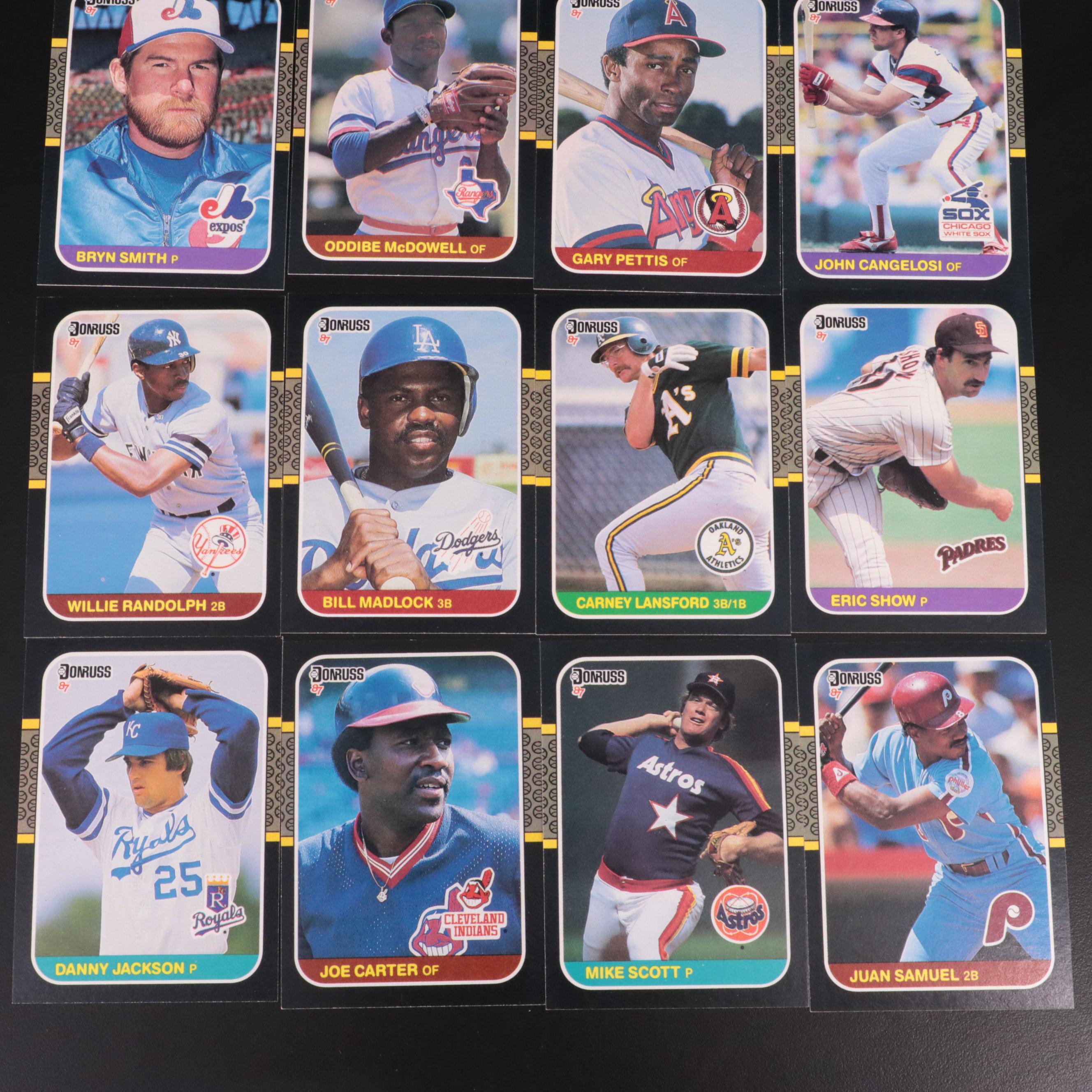 Box of 1987 Donruss Baseball Cards