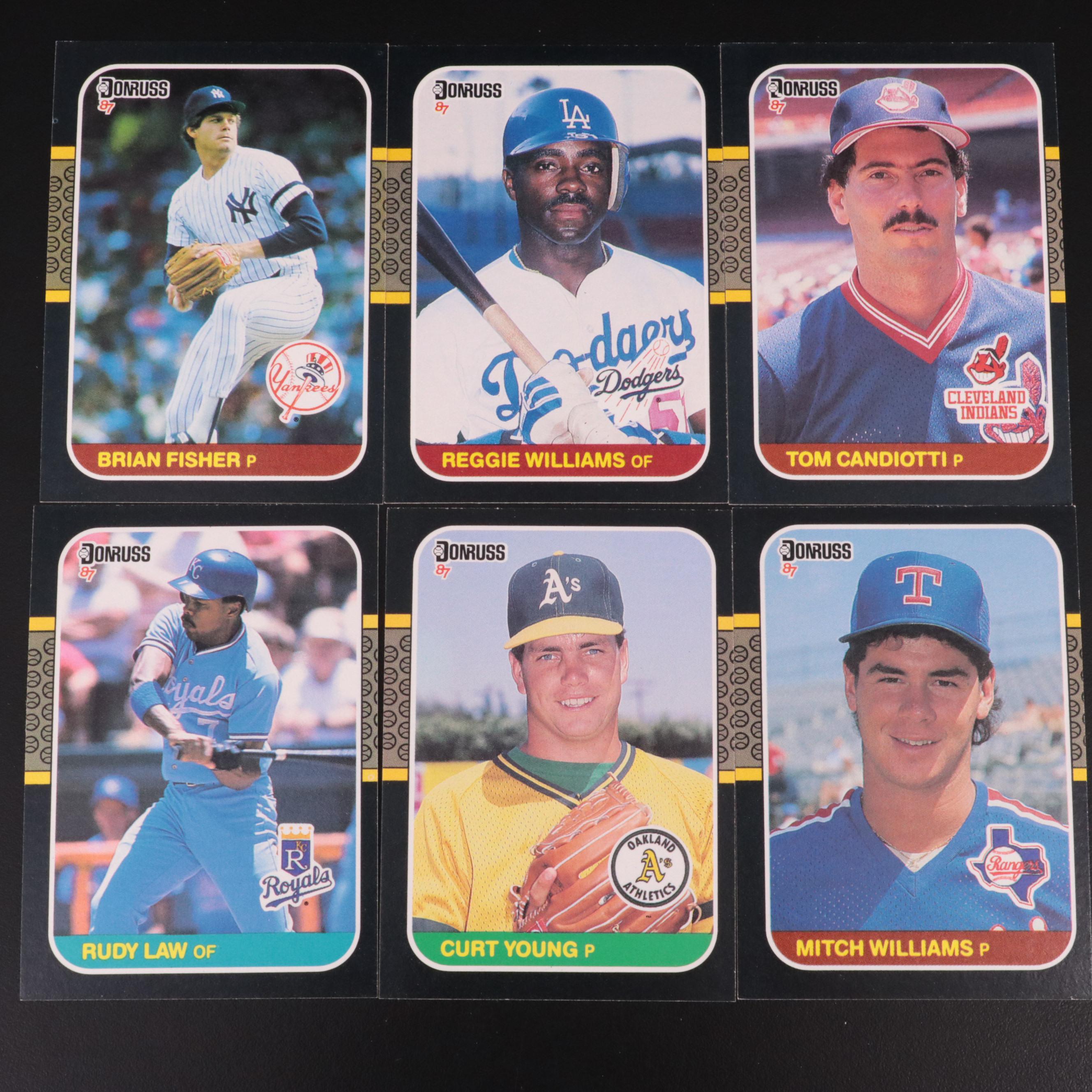 Box of 1987 Donruss Baseball Cards