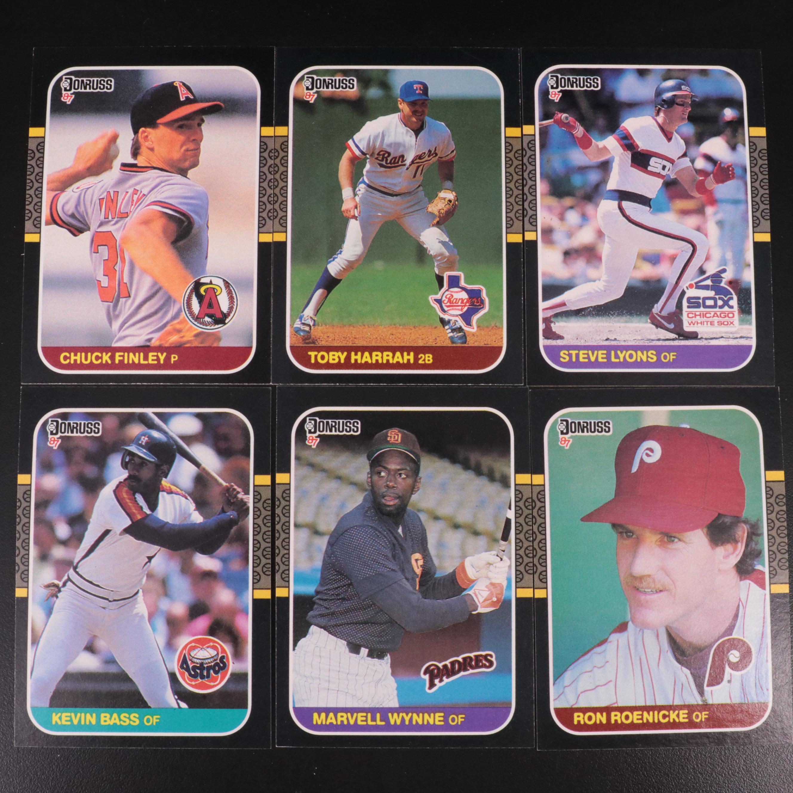 Box of 1987 Donruss Baseball Cards