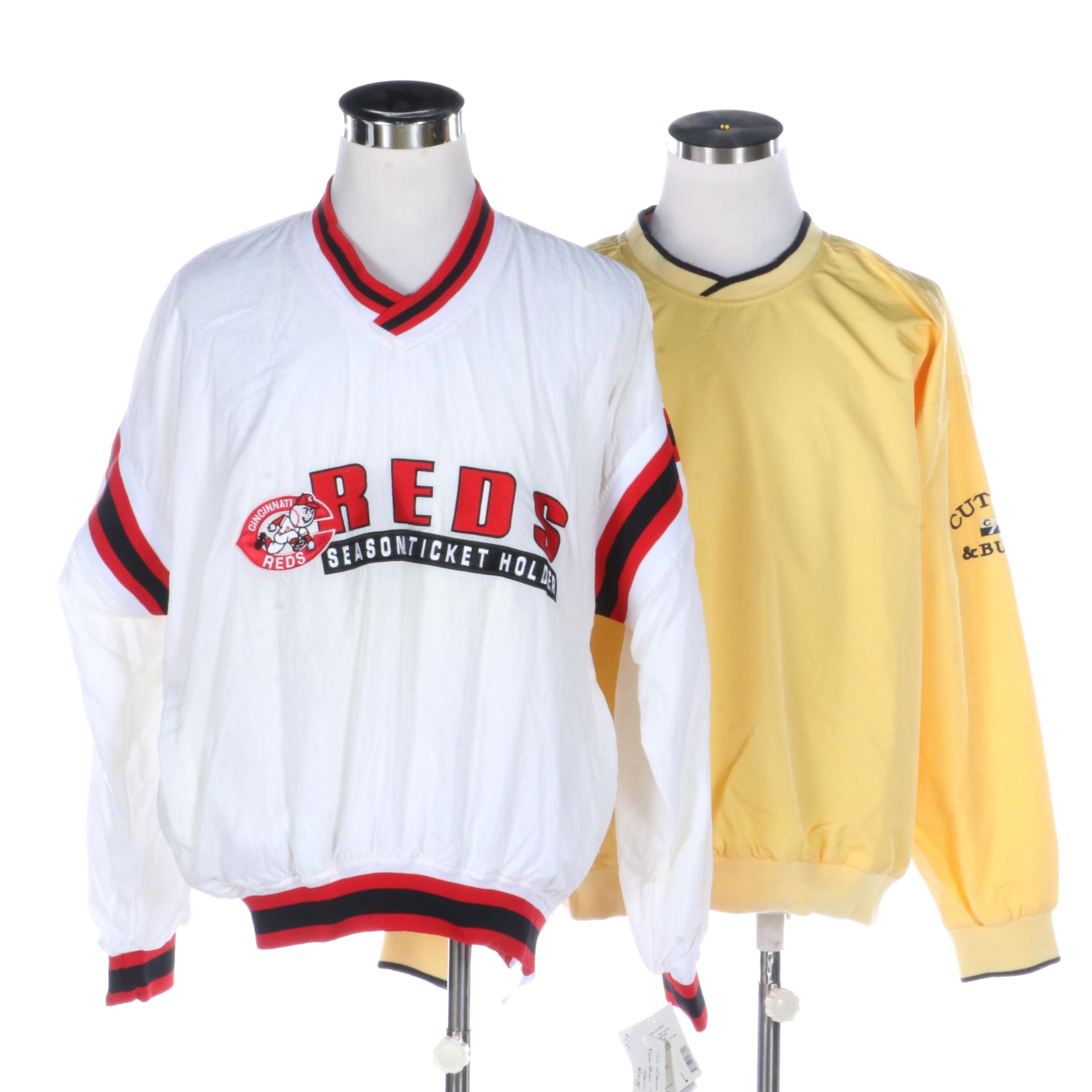 Cincinnati Reds Season Ticket Holder Starter Pullover, Cutter & Buck Pullover