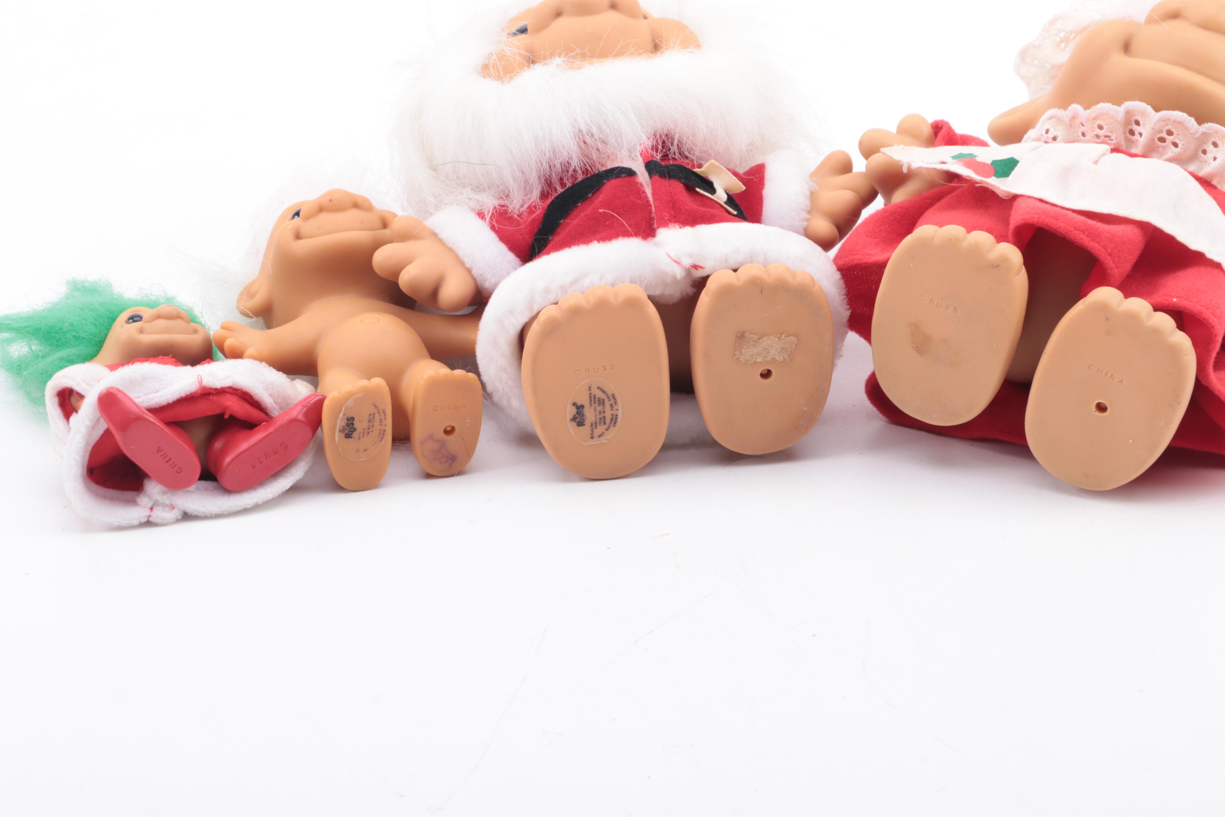 Russ Christmas Troll Doll Collection