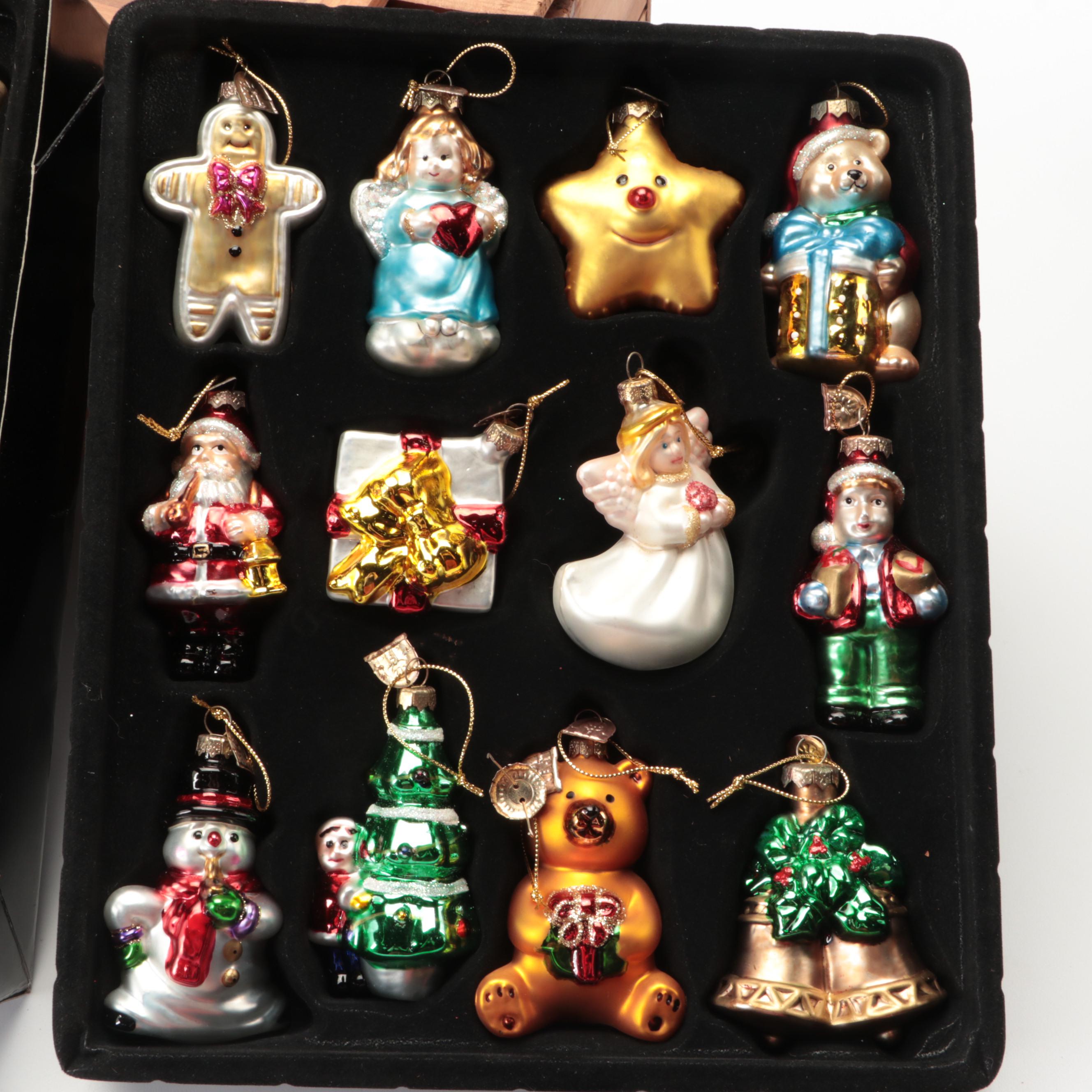 Thomas Pacconi Classics 2002 Collection Glass Christmas Ornaments