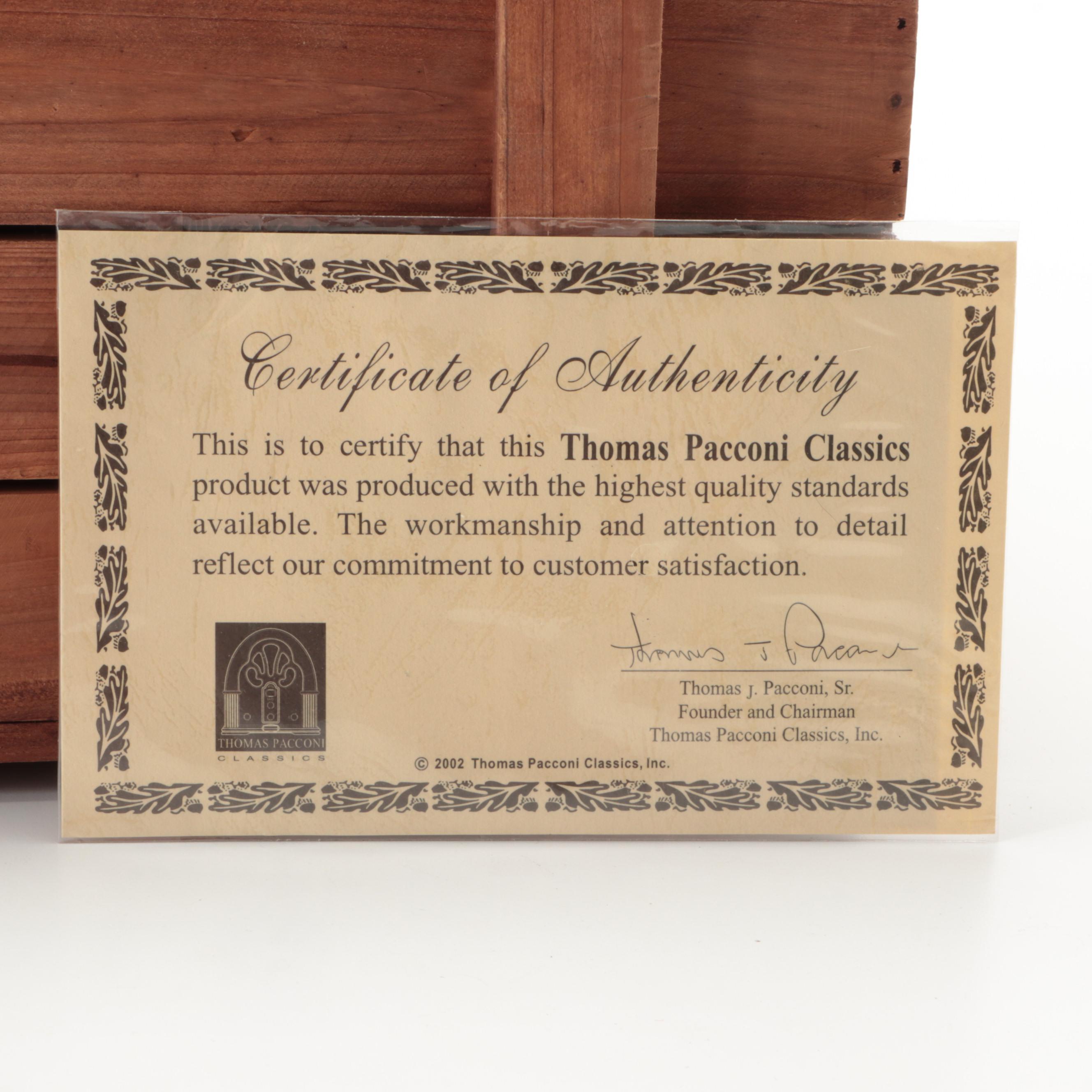 Thomas Pacconi Classics 2002 Collection Glass Christmas Ornaments