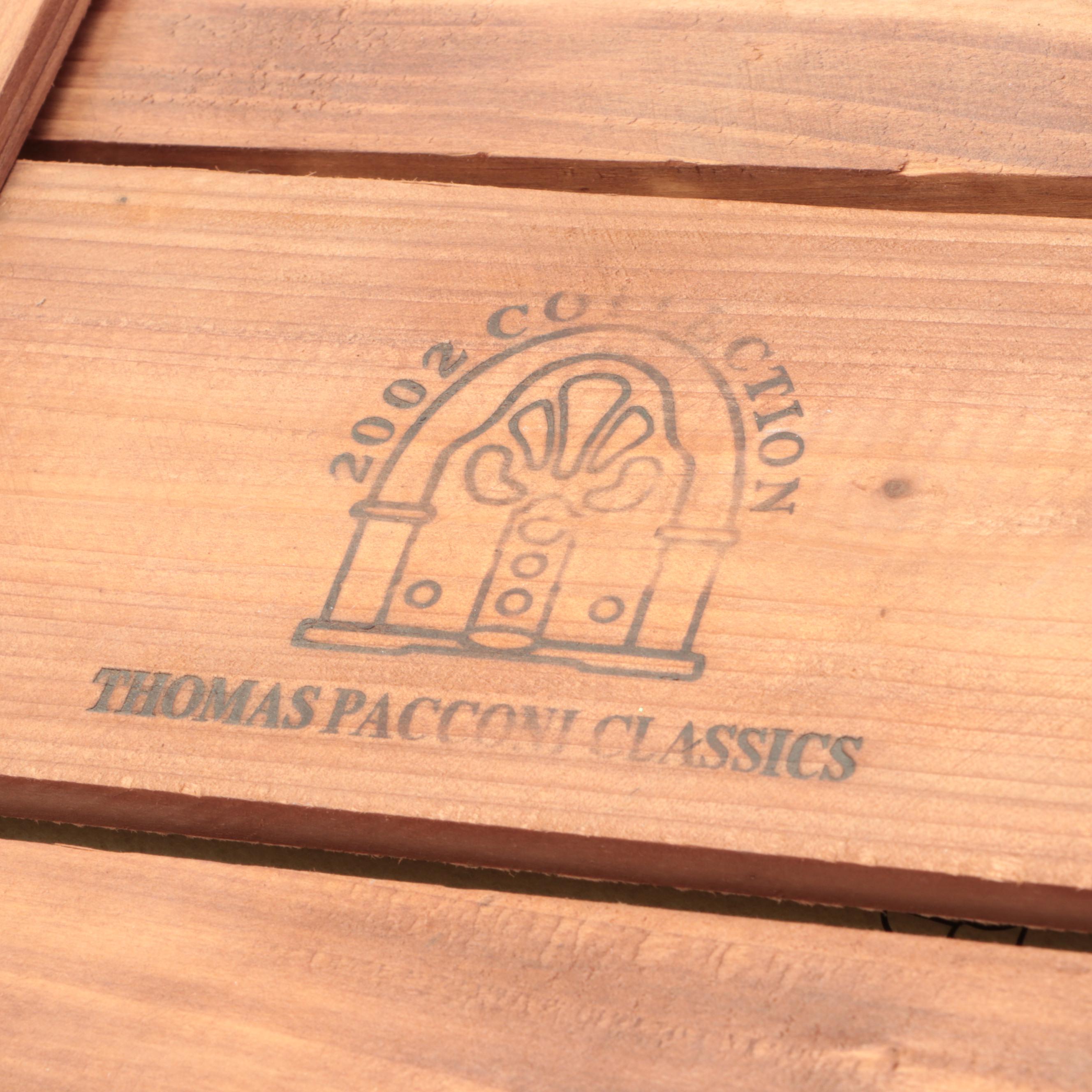 Thomas Pacconi Classics 2002 Collection Glass Christmas Ornaments