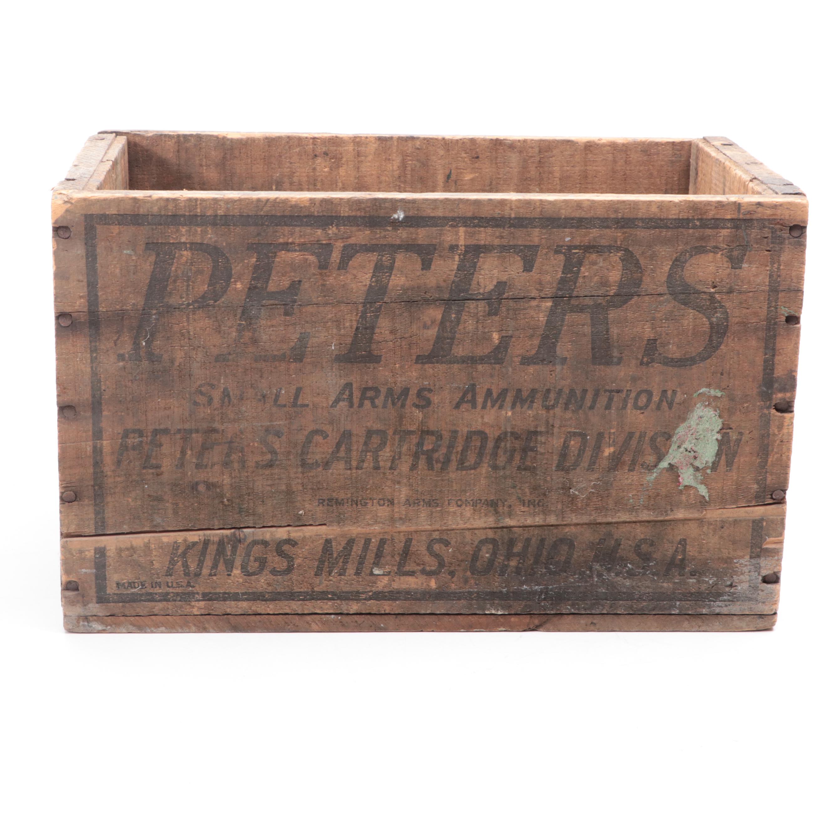 Cast Iron Fireplace Andirons, Bellows and Ammunition Crate