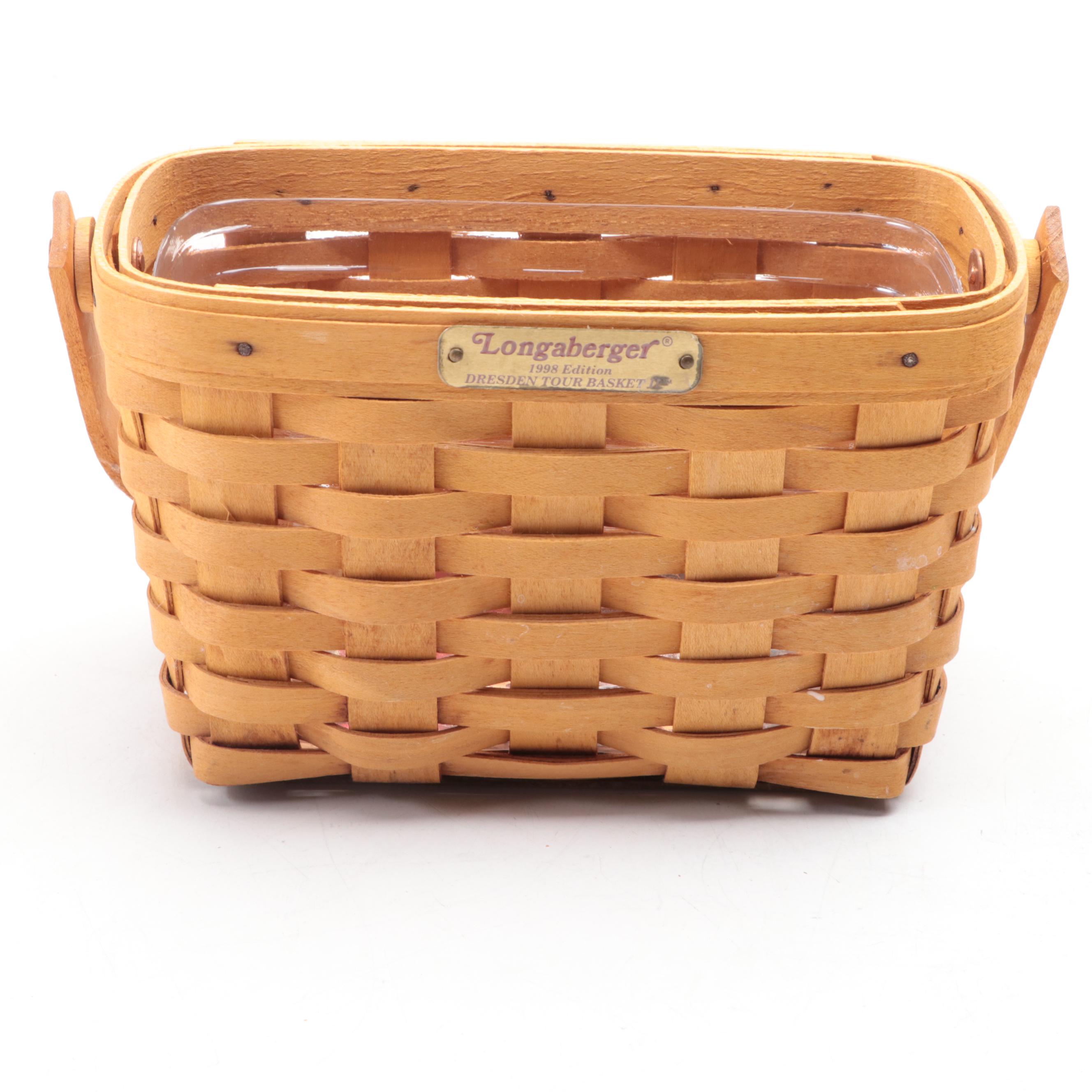Longaberger Handmade Woven Maple Baskets, 1990s